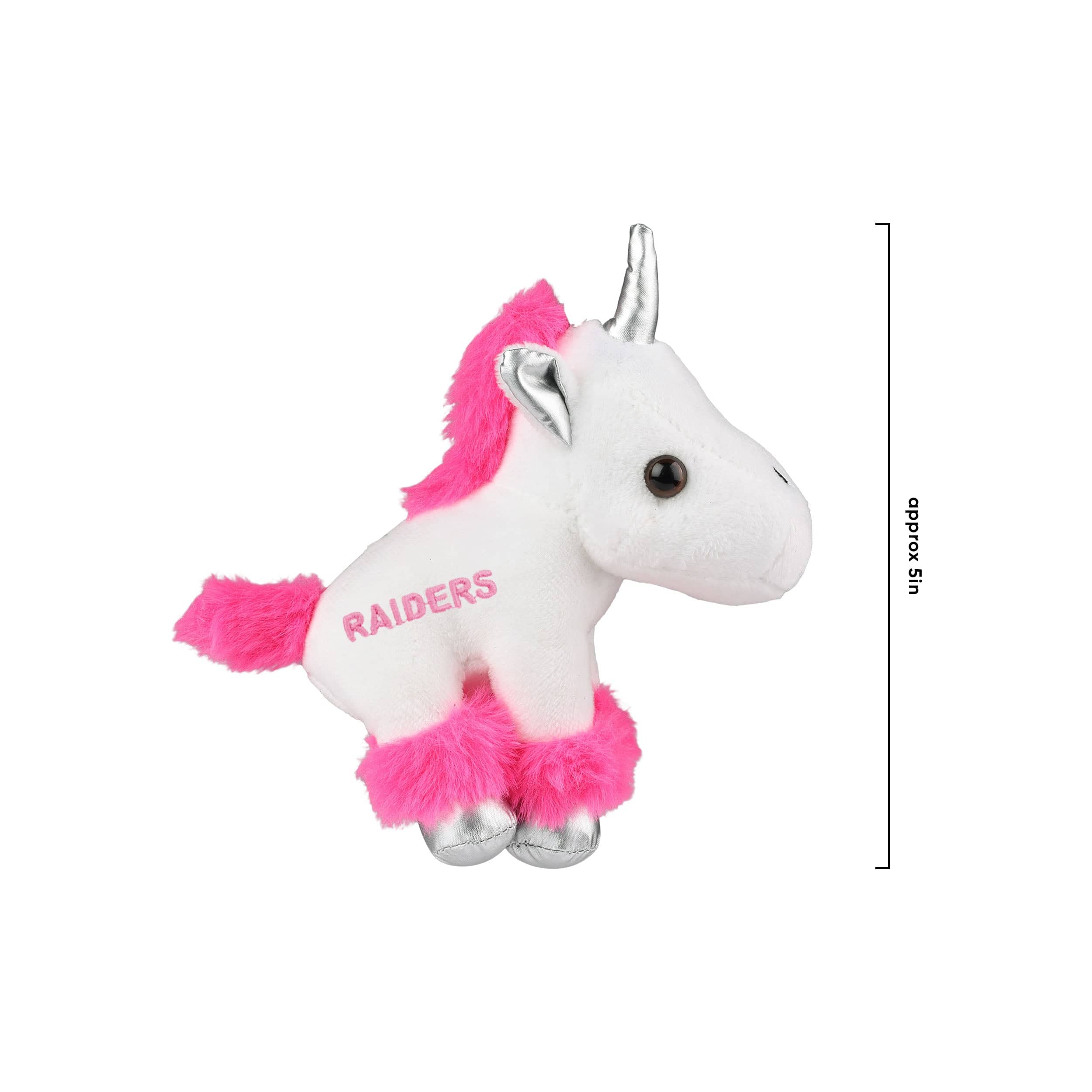 Las Vegas Raiders NFL Plush Unicorn Ornament - Image 3
