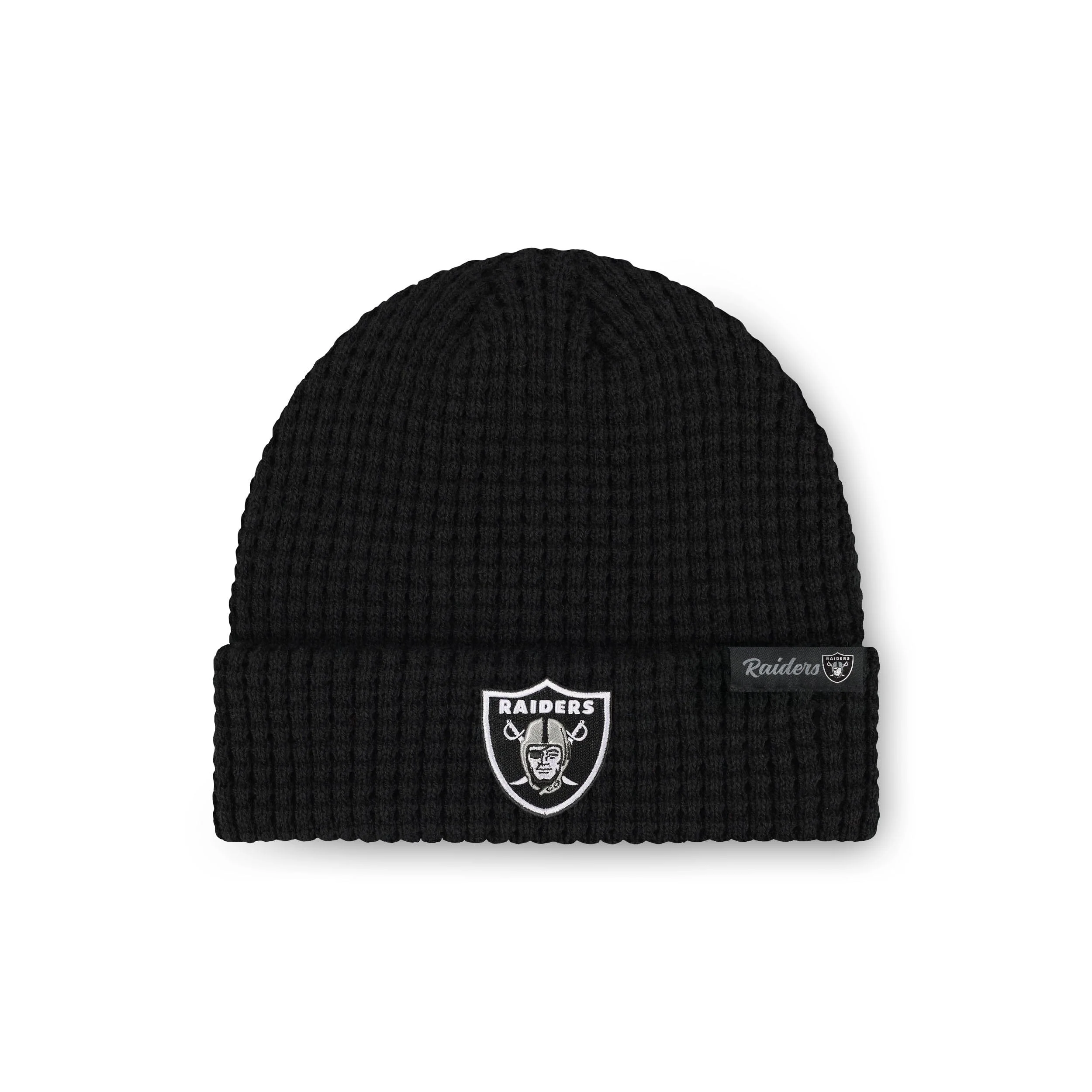 Las Vegas Raiders NFL Primary Logo Waffle Beanie