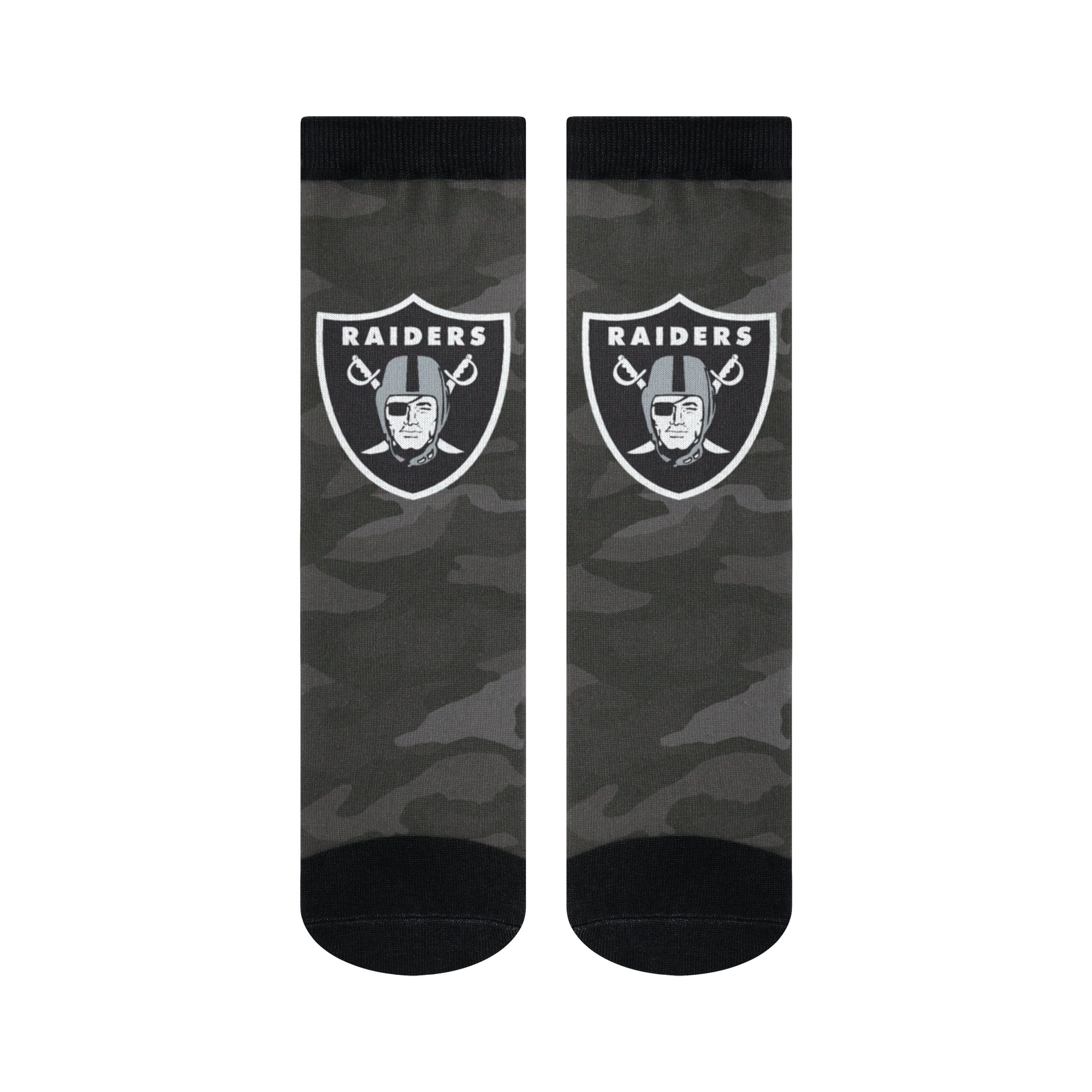 Las Vegas Raiders NFL Printed Camo Socks - Image 4