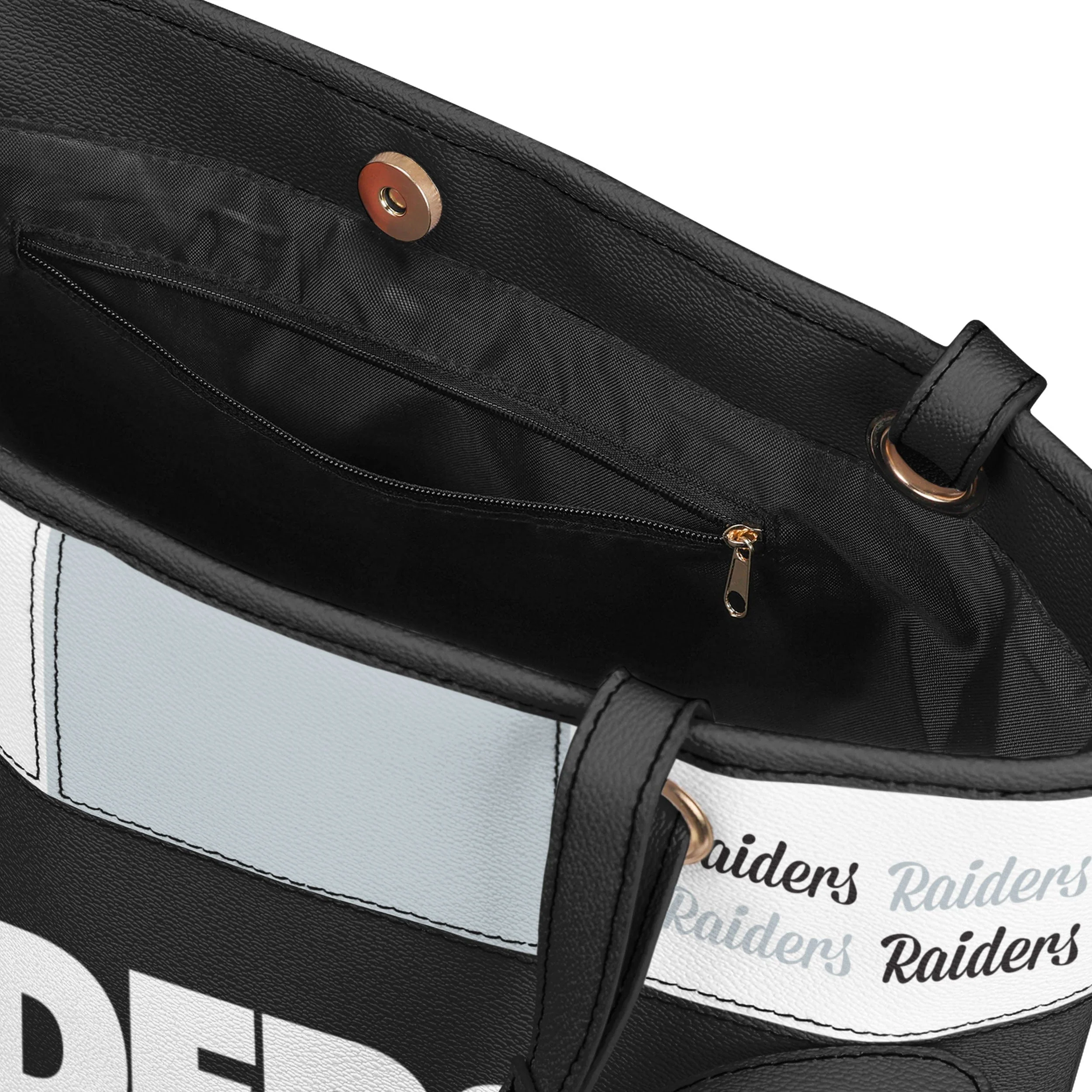 Las Vegas Raiders NFL Printed Collage Tote - Image 4