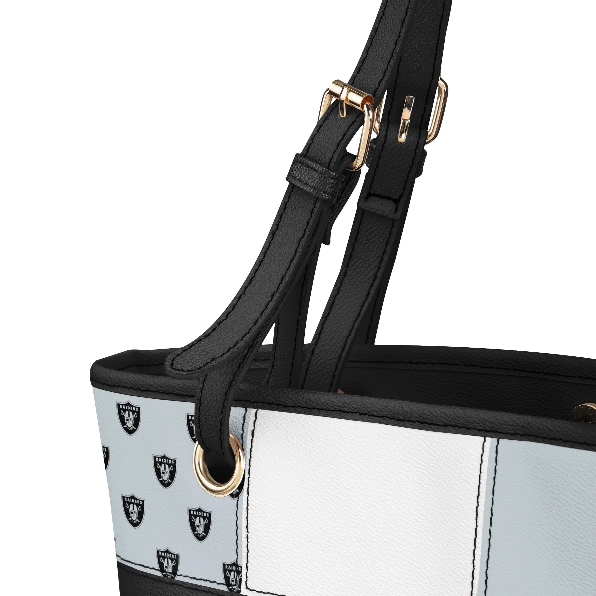 Las Vegas Raiders NFL Printed Collage Tote - Image 5