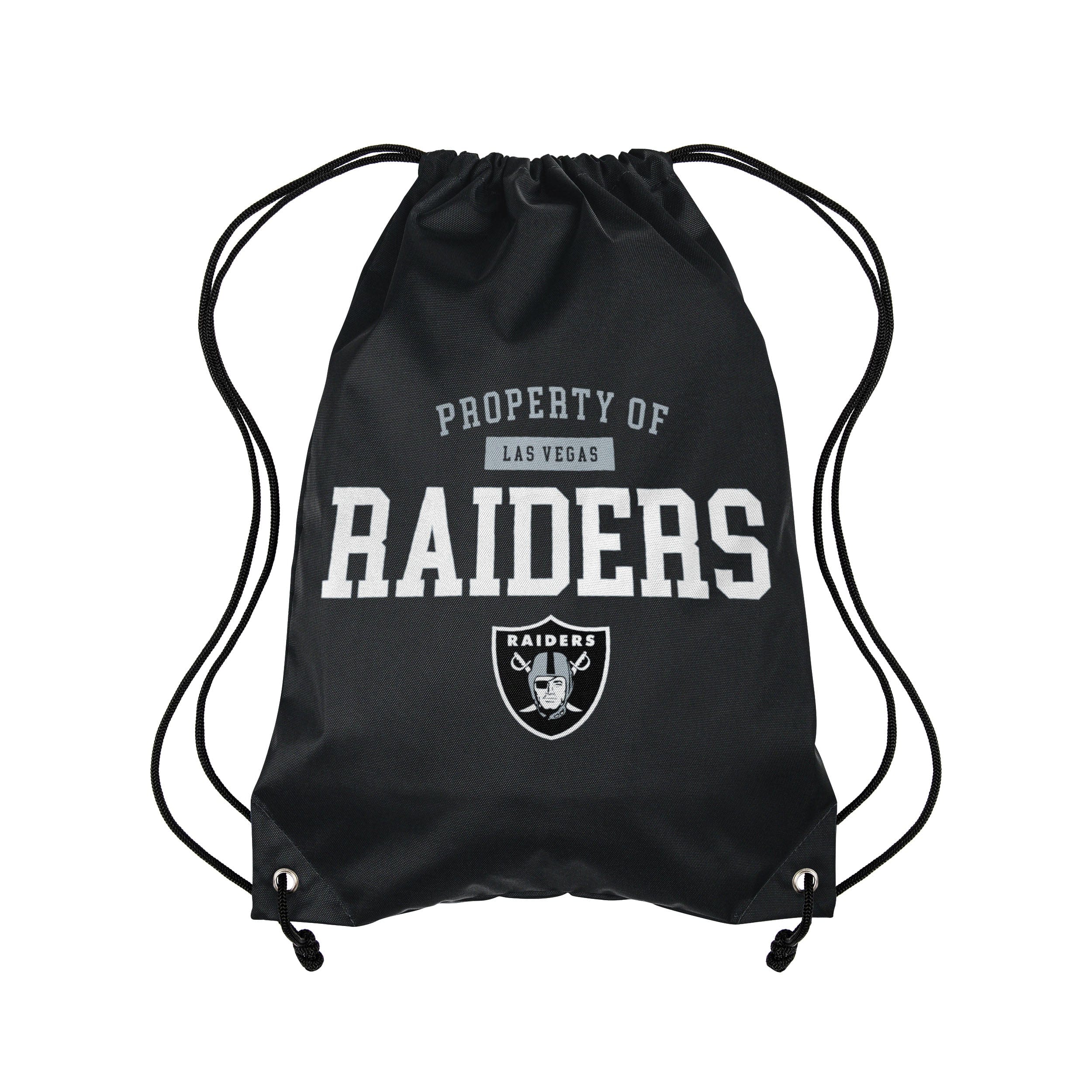 Las Vegas Raiders NFL Property Of Drawstring Backpack