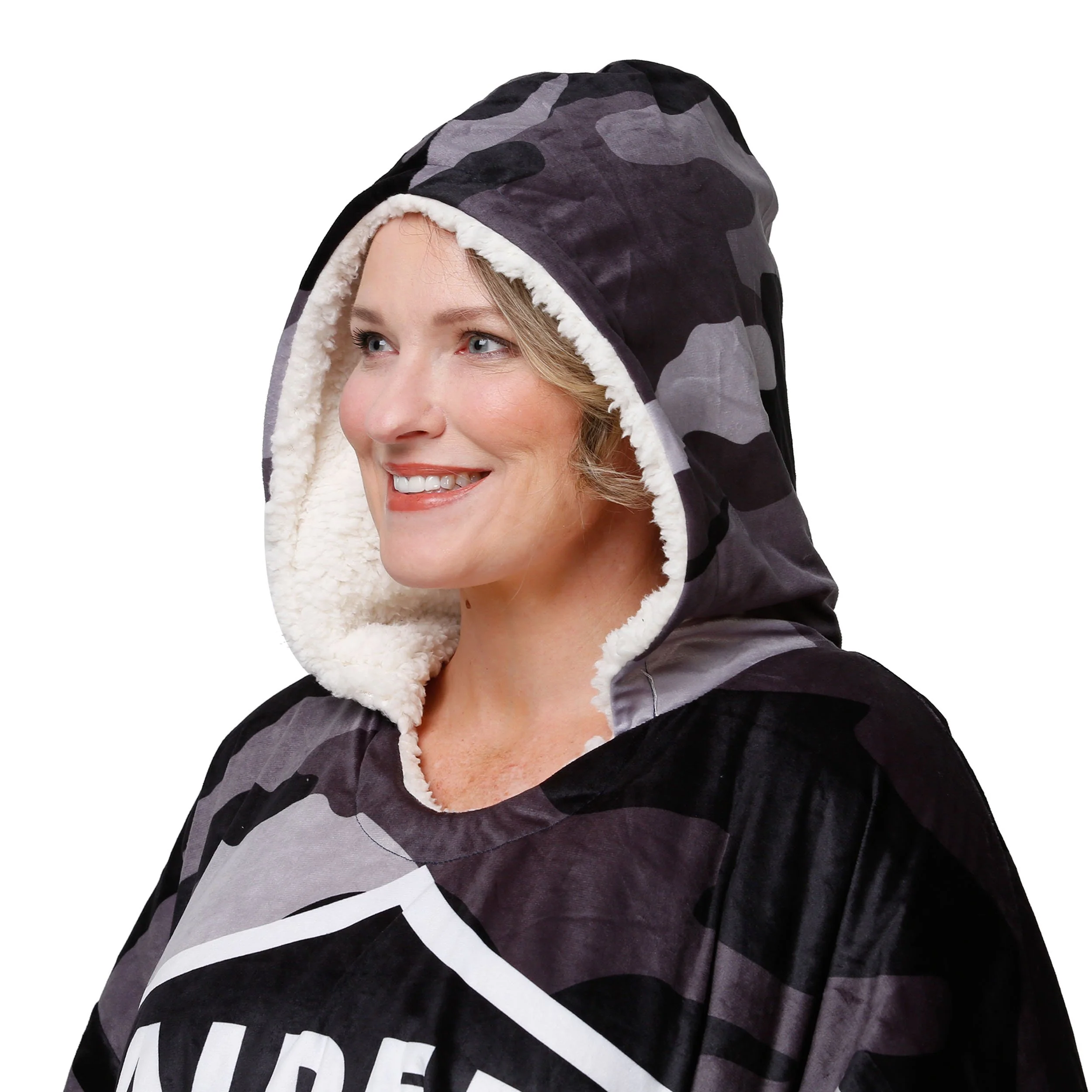 Las Vegas Raiders NFL Reversible Team Color Camo Hoodeez - Image 5