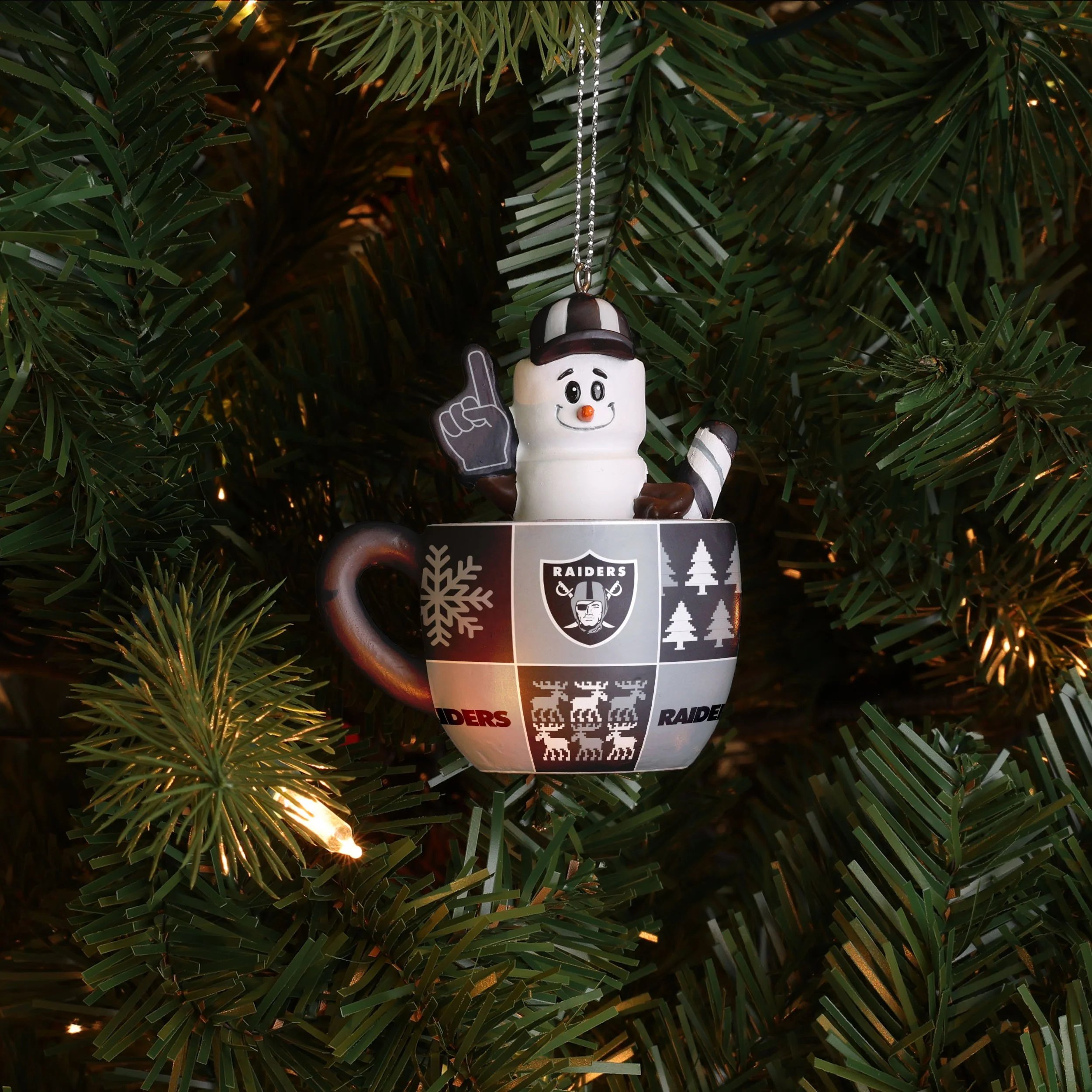 Las Vegas Raiders NFL Smores Mug Ornament - Image 2