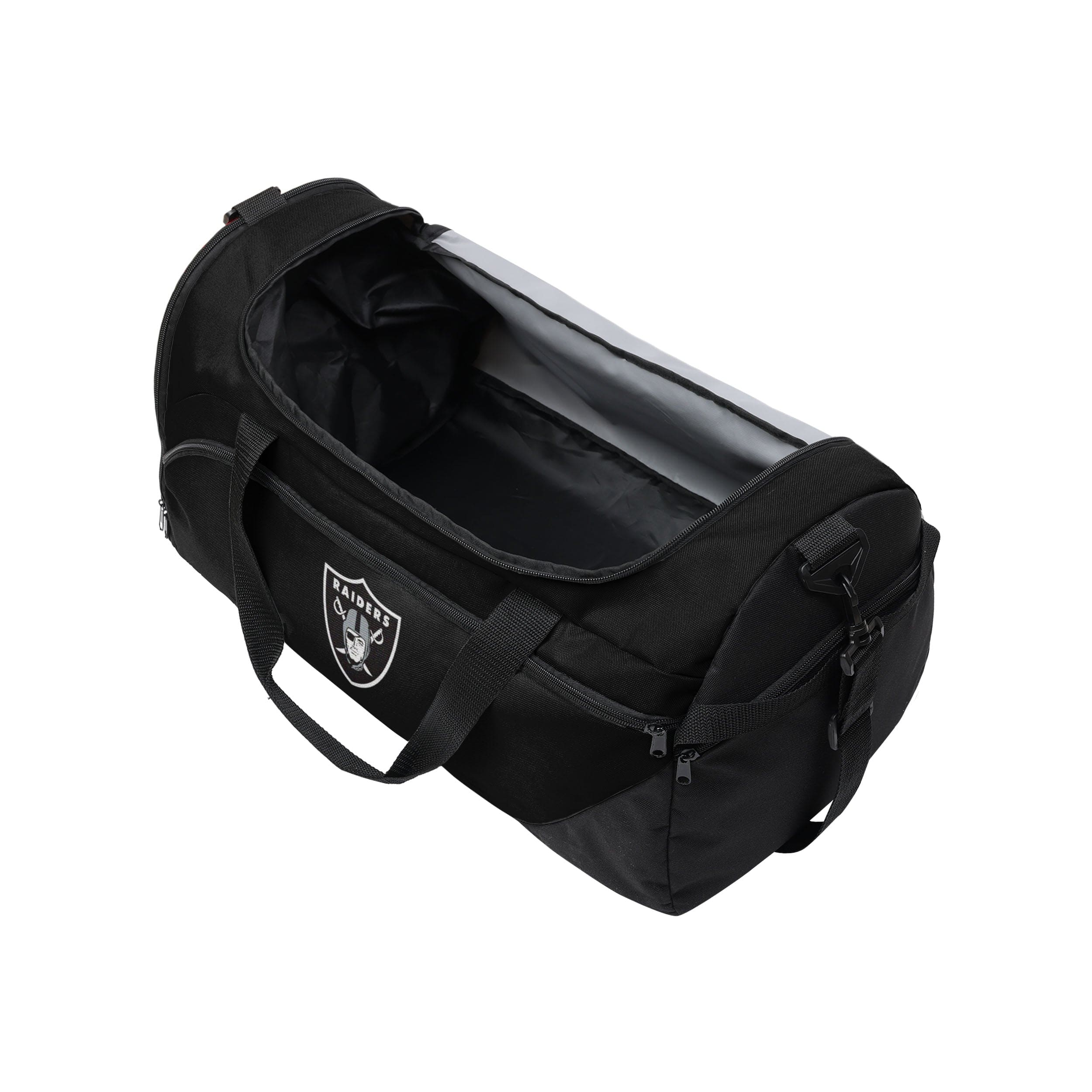 Las Vegas Raiders NFL Solid Big Logo Duffle Bag - Image 3