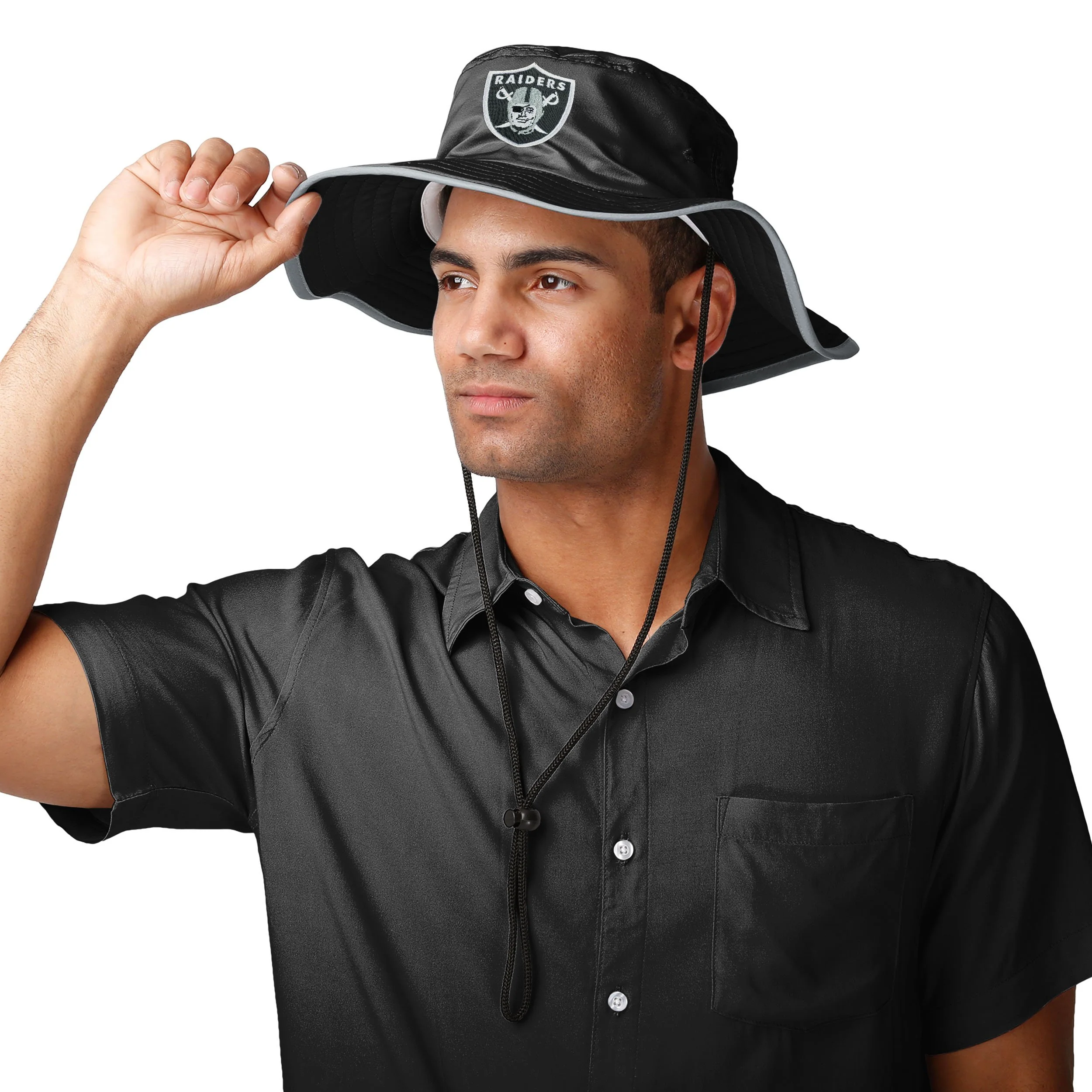 Las Vegas Raiders NFL Solid Boonie Hat - Image 2