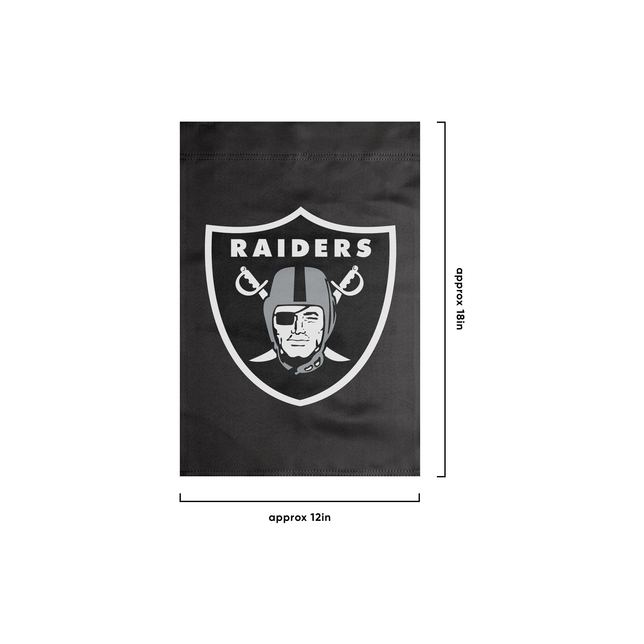 Las Vegas Raiders NFL Solid Garden Flag - Image 3