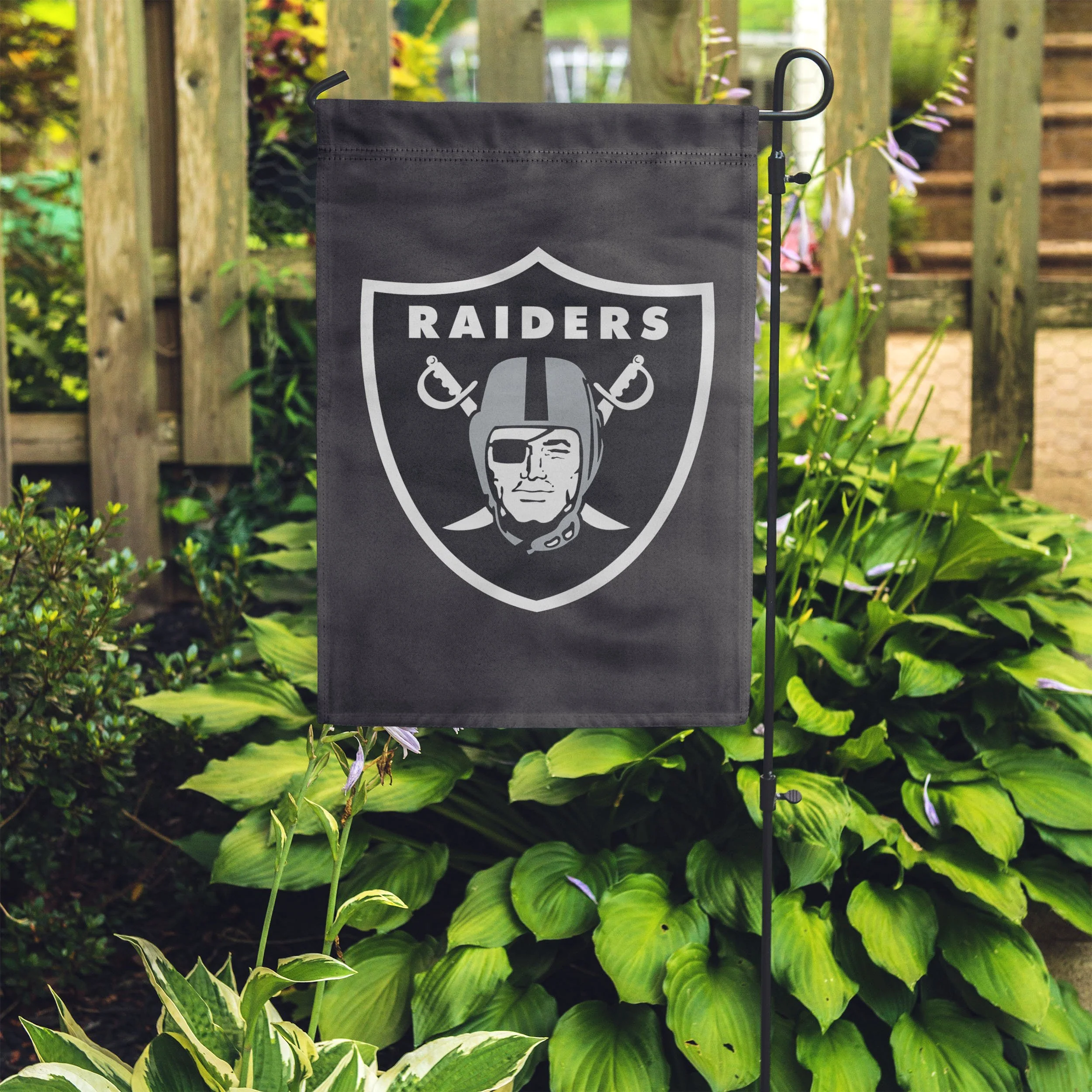Las Vegas Raiders NFL Solid Garden Flag - Image 4