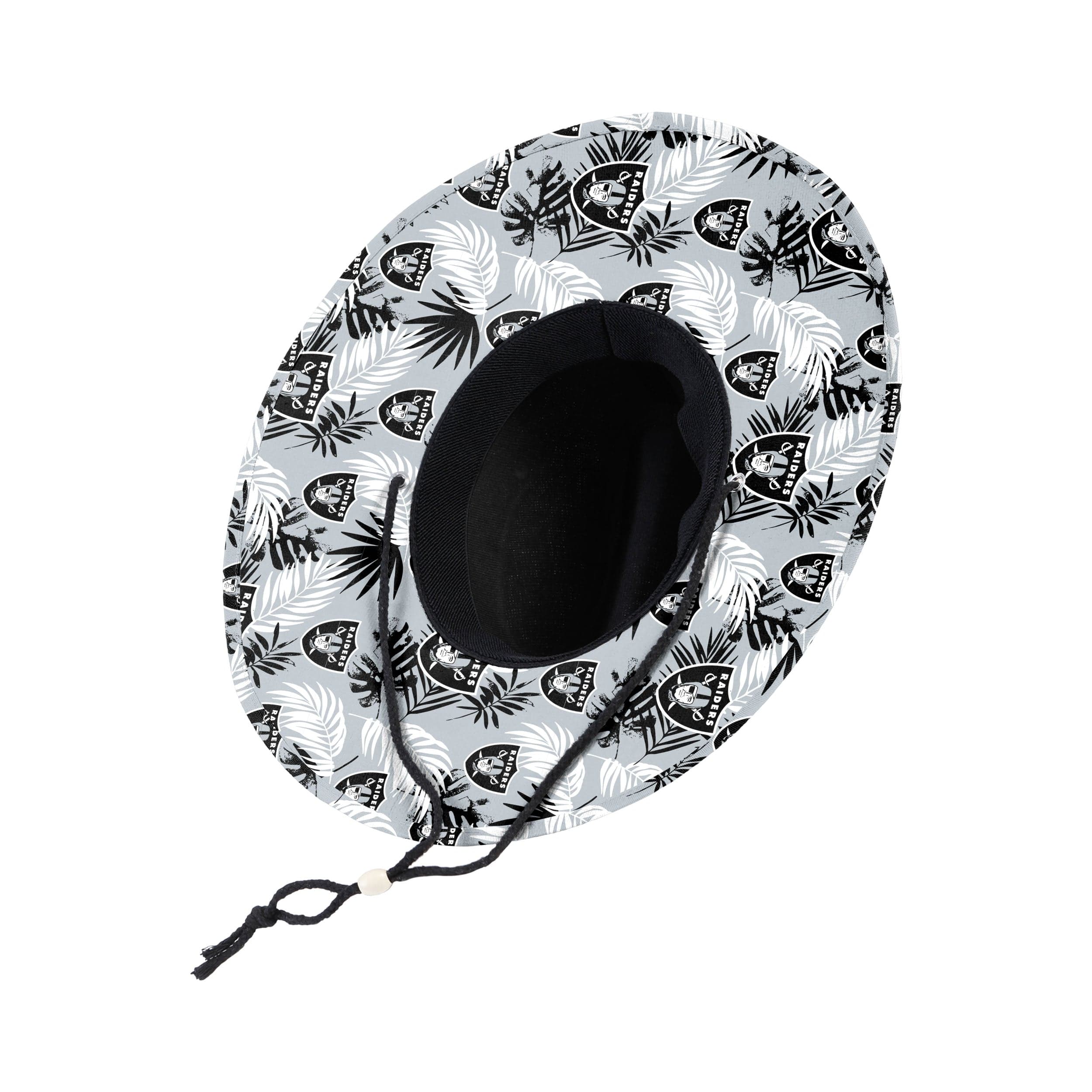Las Vegas Raiders NFL Team Color Straw Hat - Image 2