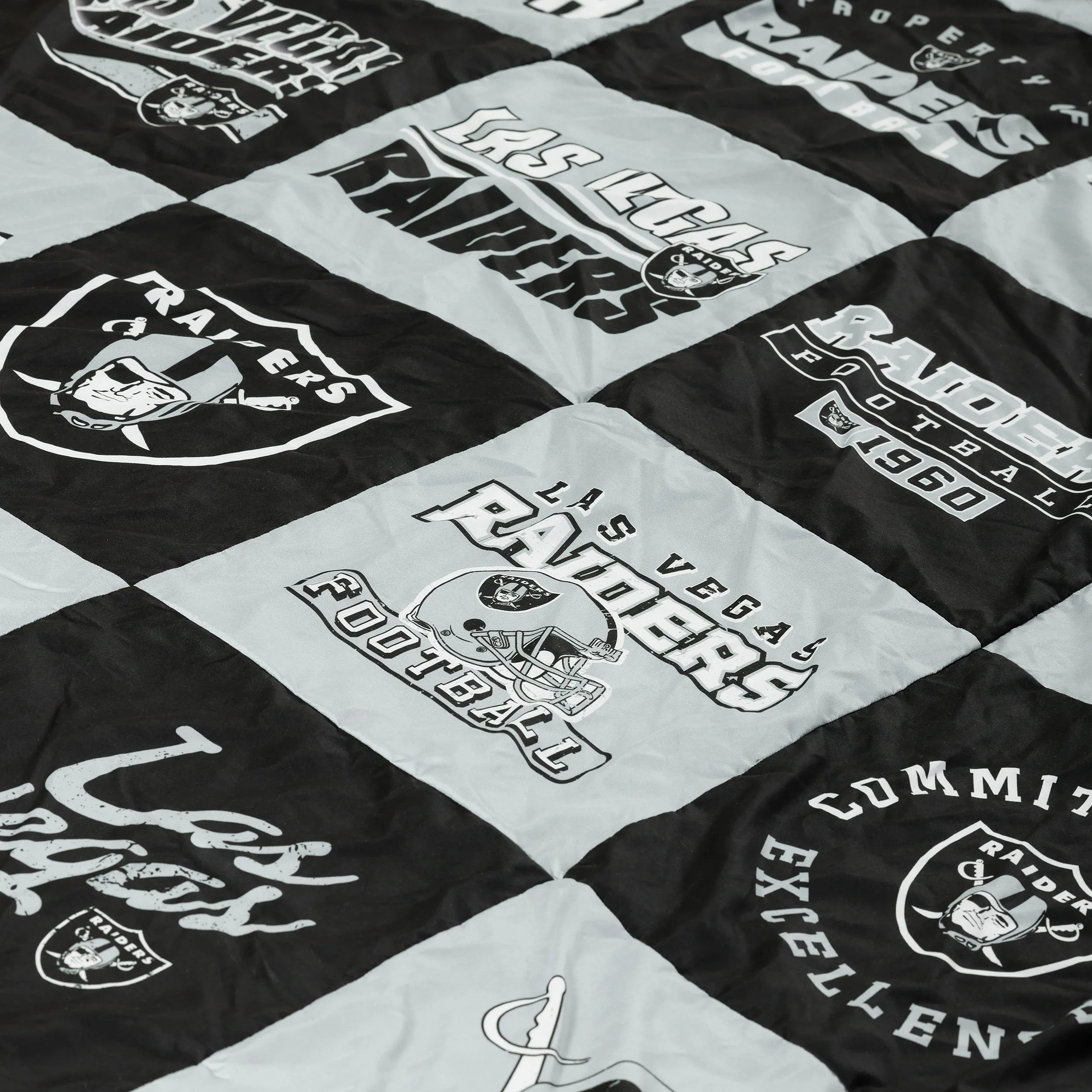 Las Vegas Raiders NFL Team Pride Patches Quilt - Image 5