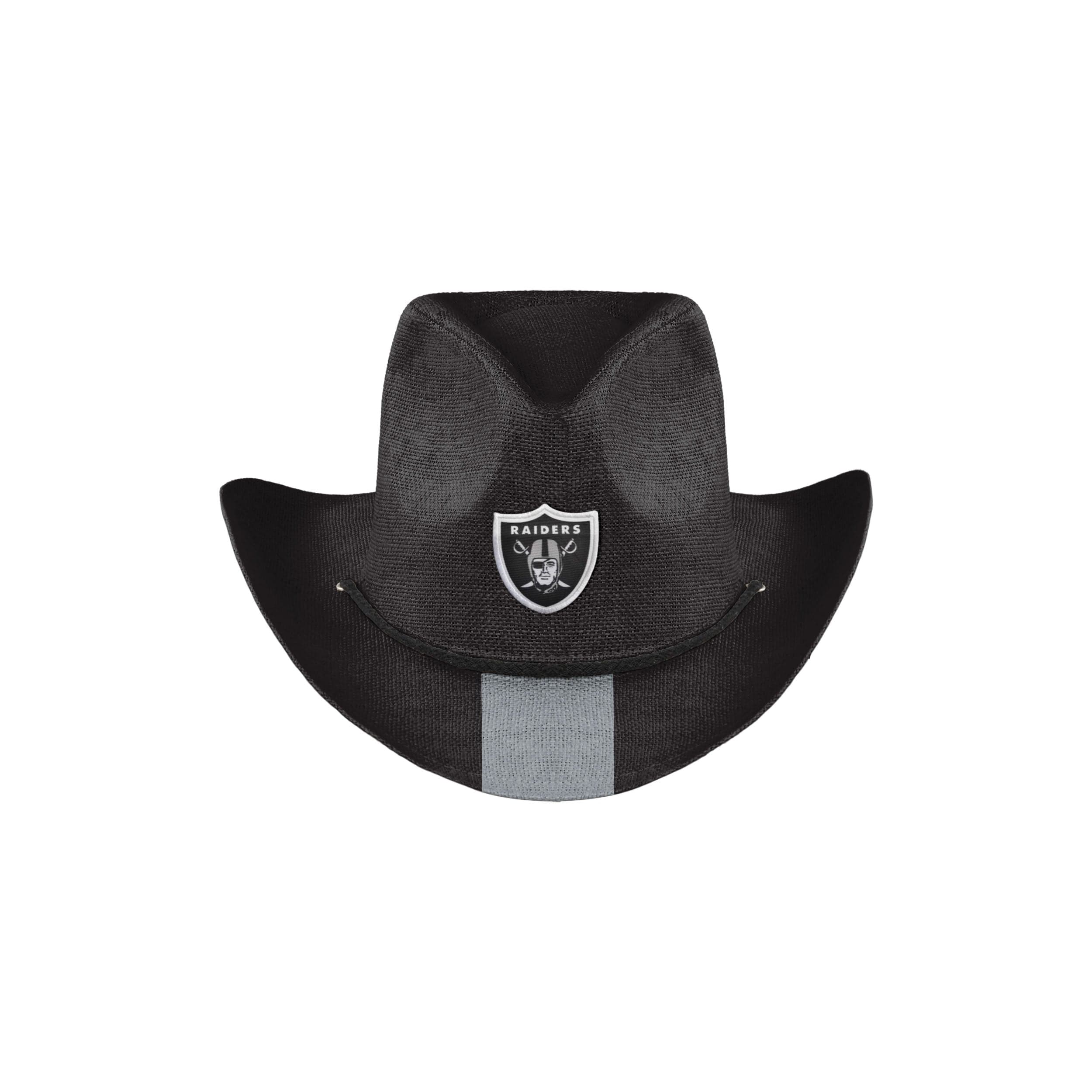 Las Vegas Raiders NFL Team Stripe Cowboy Hat