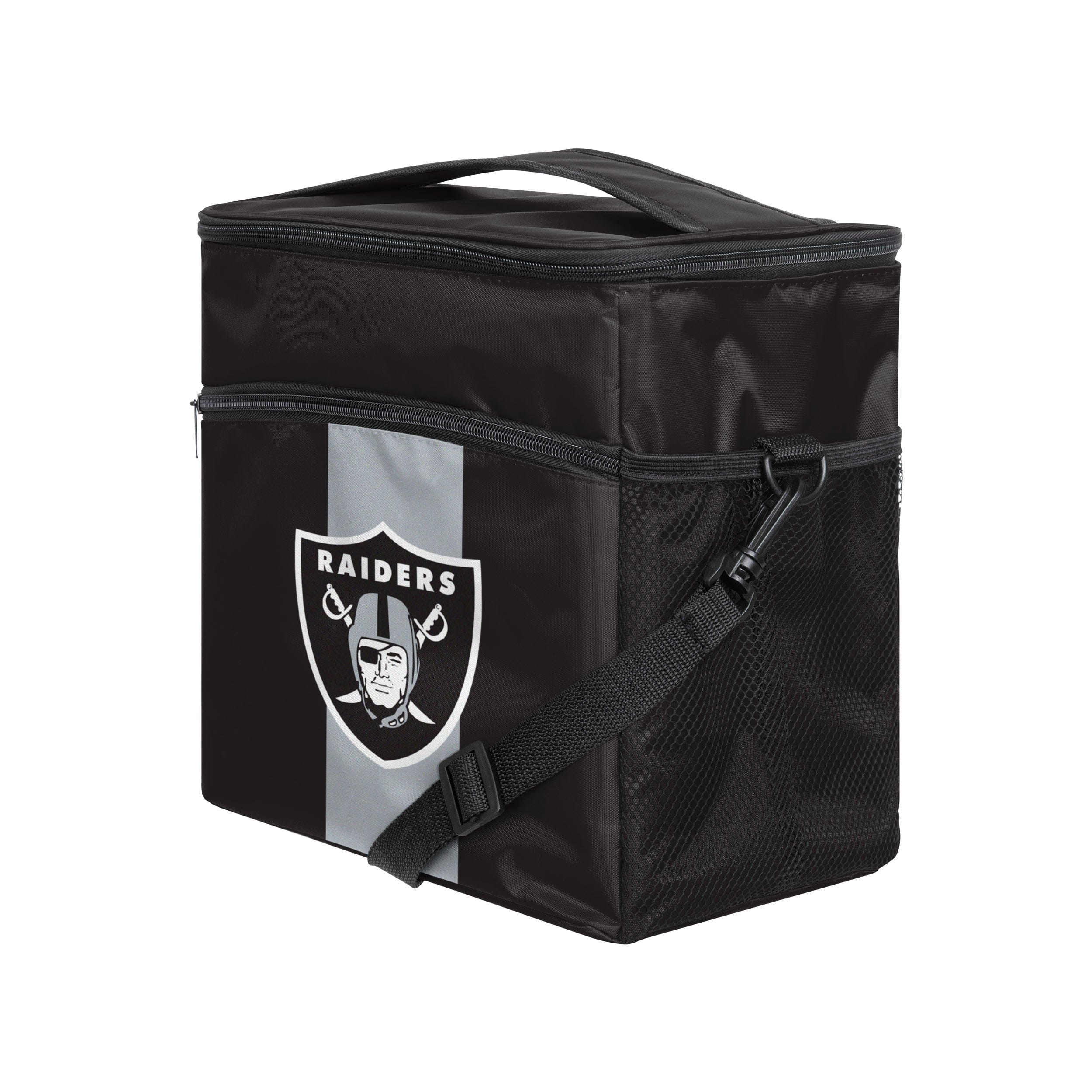 Las Vegas Raiders NFL Team Stripe Tailgate 24 Pack Cooler - Image 2
