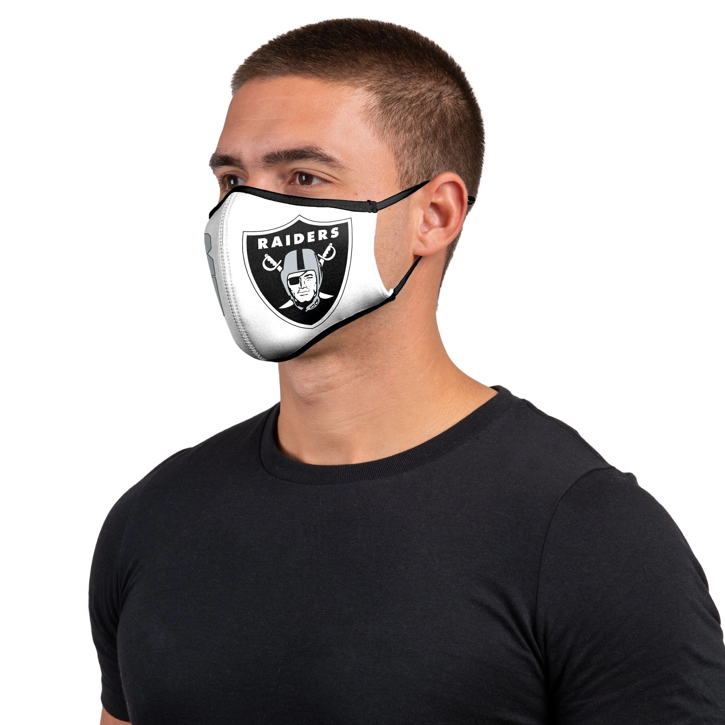 Las Vegas Raiders NFL Thematic Sport 3 Pack Face Cover - Image 2