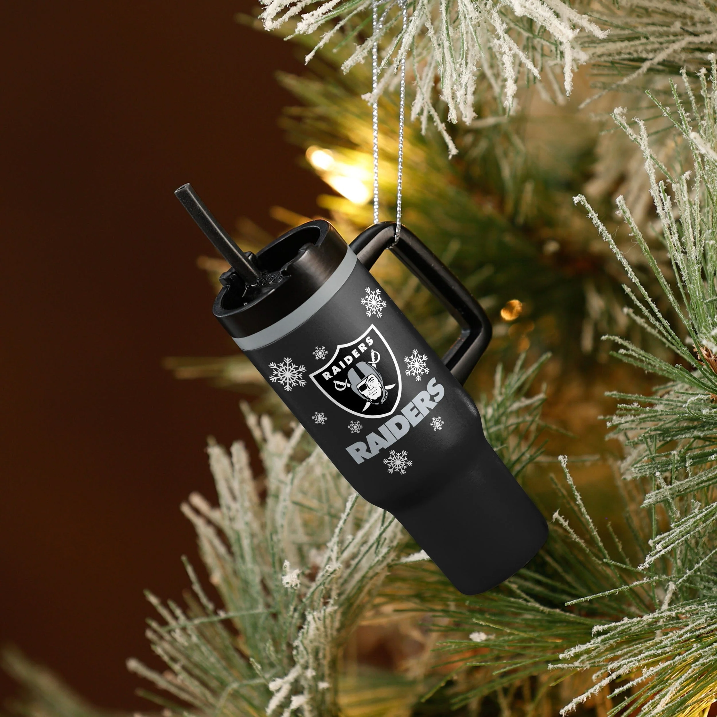Las Vegas Raiders NFL Tumbler Ornament - Image 3