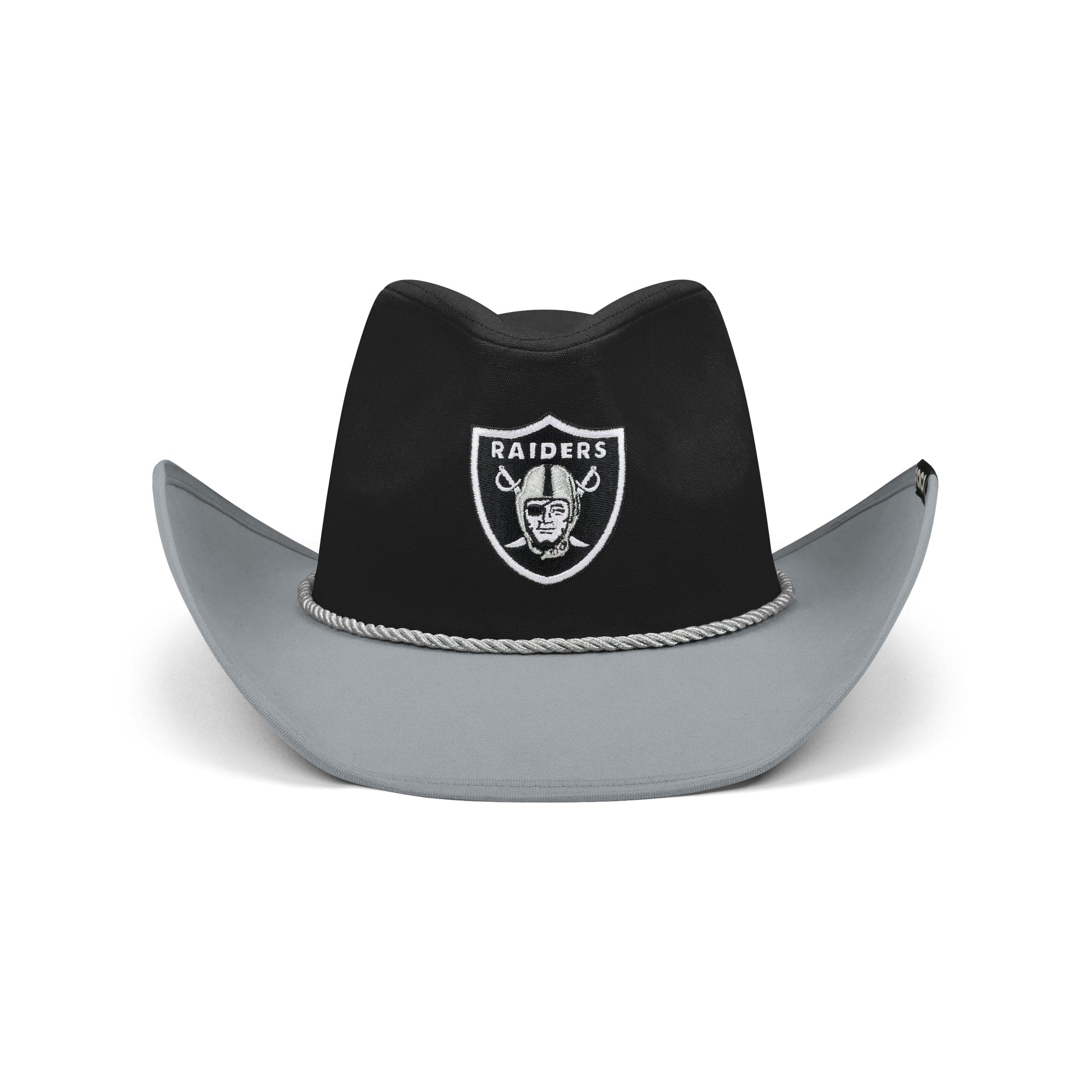 Las Vegas Raiders NFL Two Tone Cowboy Hat - Image 3