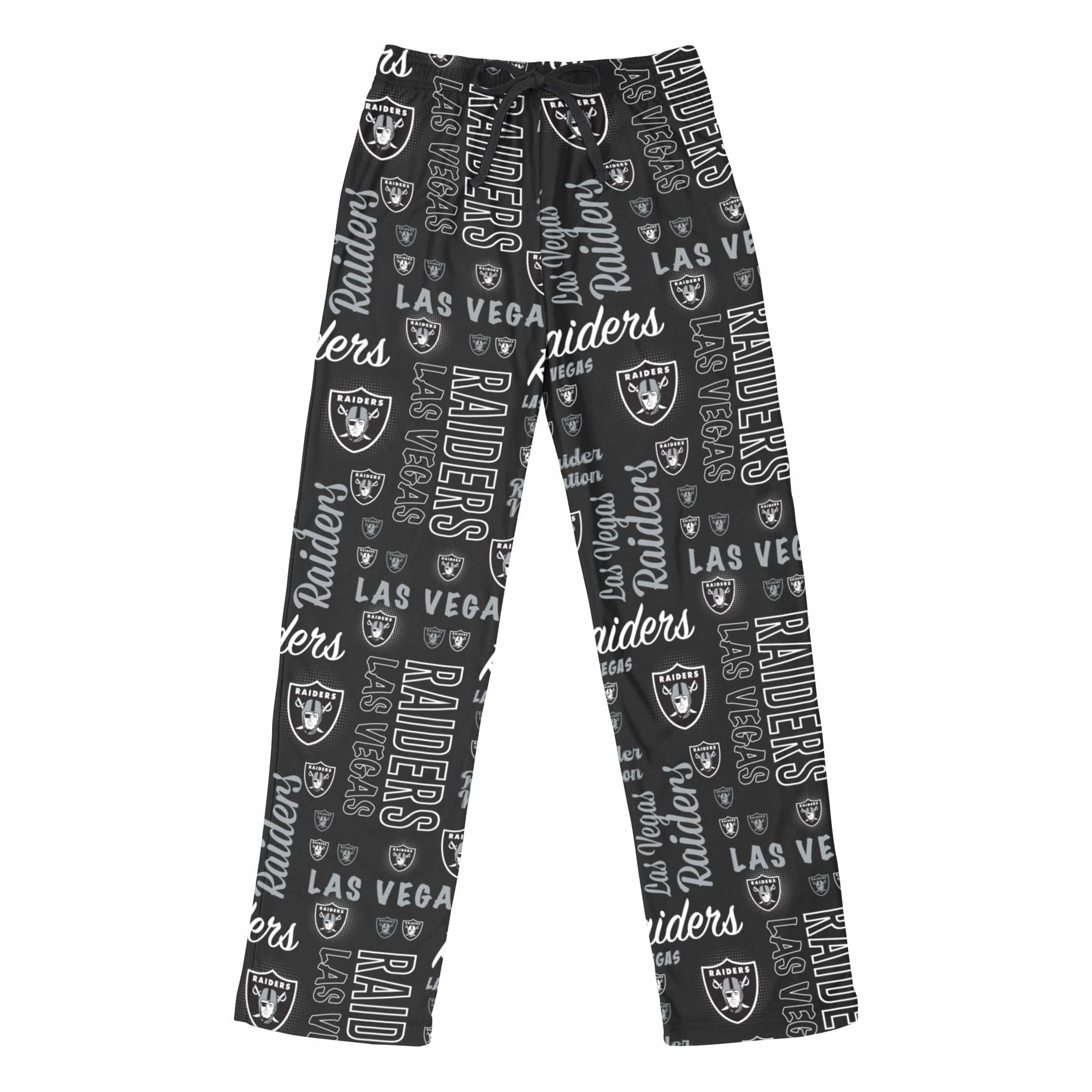 Las Vegas Raiders NFL Womens Mini Print Lounge Pants - Image 4
