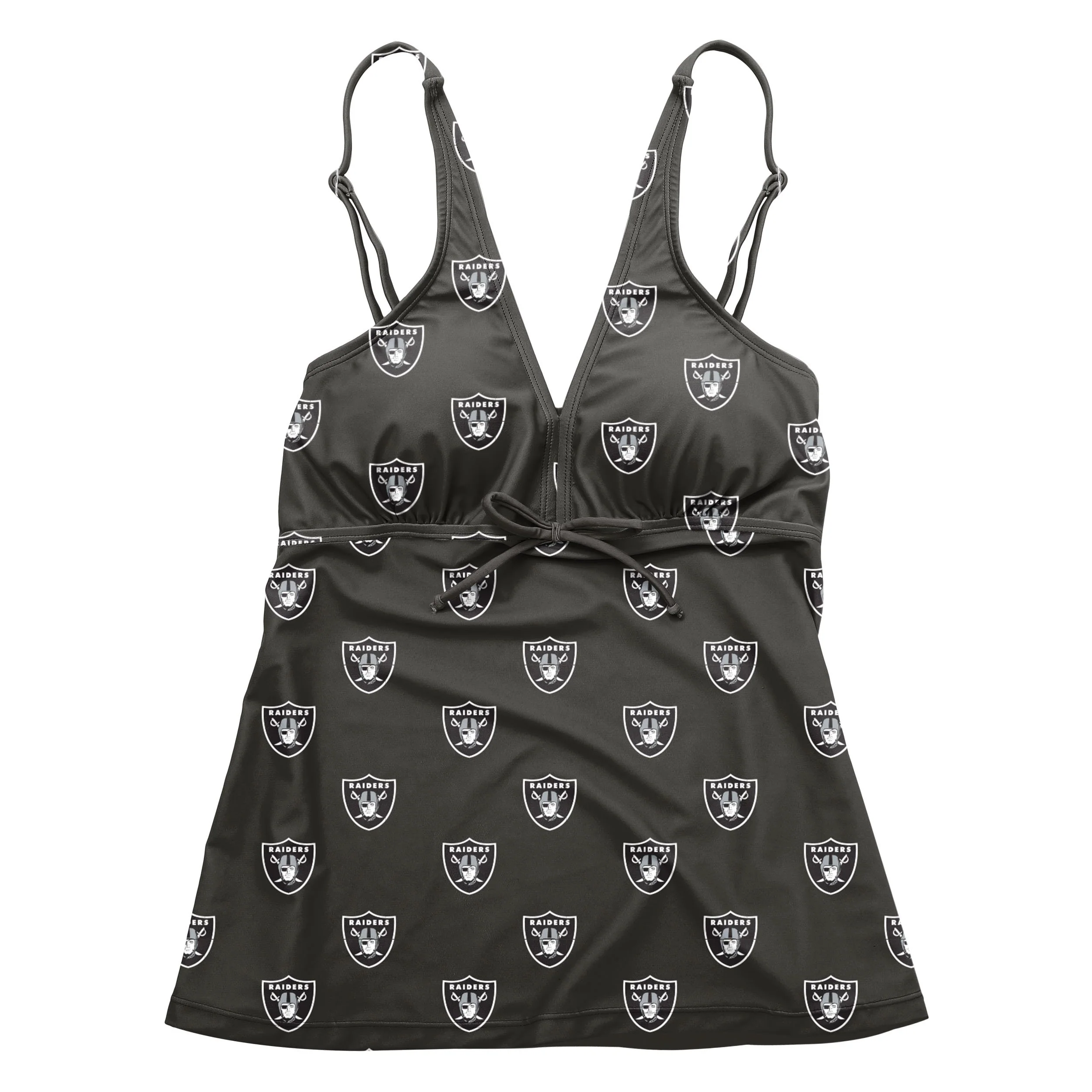 Las Vegas Raiders NFL Womens Mini Logo Tankini - Image 2
