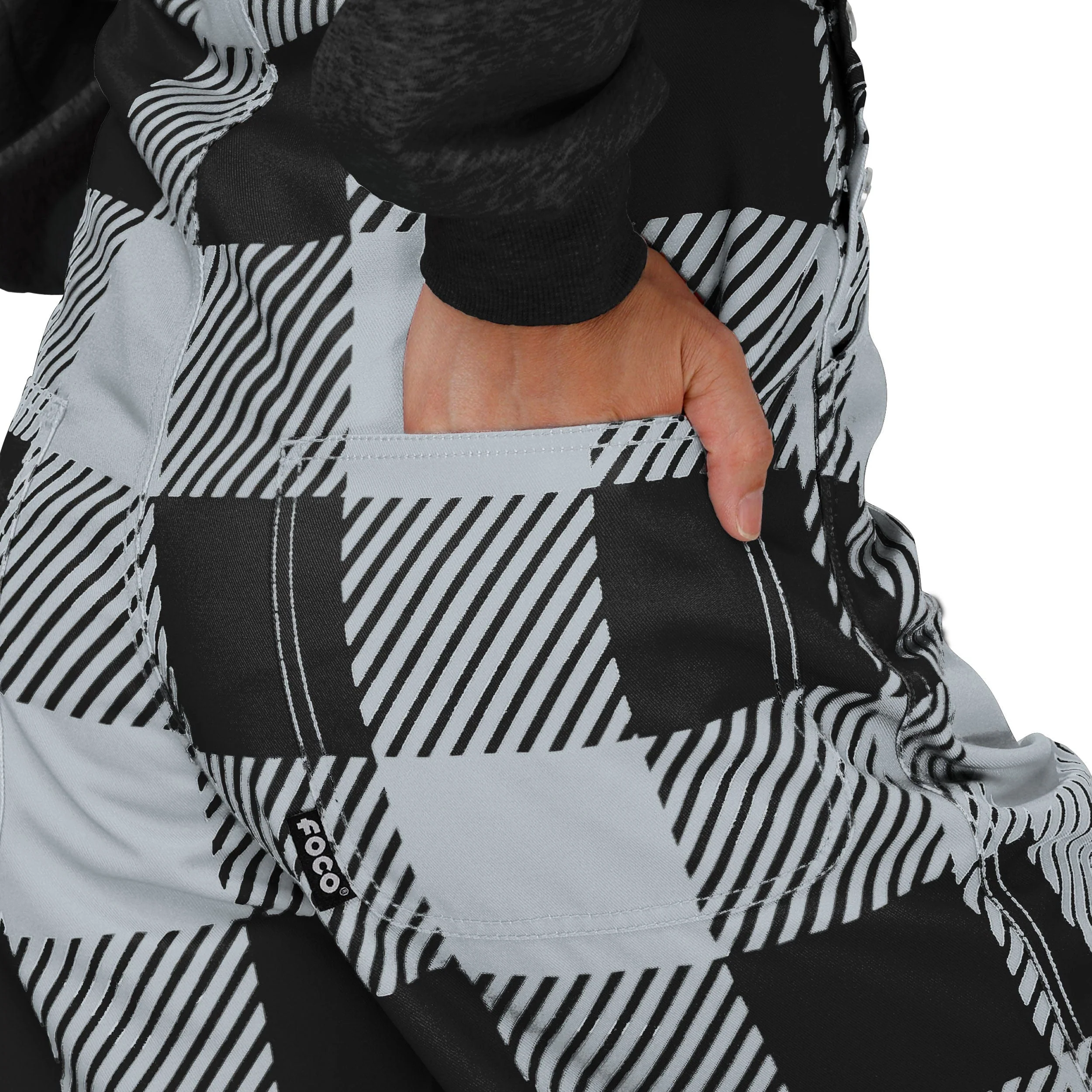 Las Vegas Raiders NFL Womens Plaid Bib Overalls - Image 6