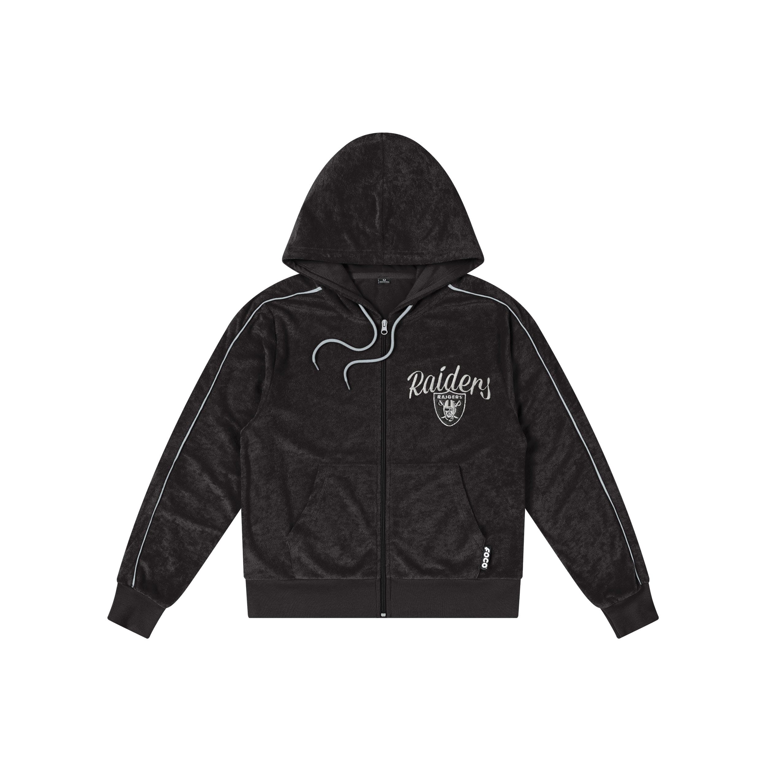 Las Vegas Raiders NFL Womens Terry Knit Zip Up Top - Image 5