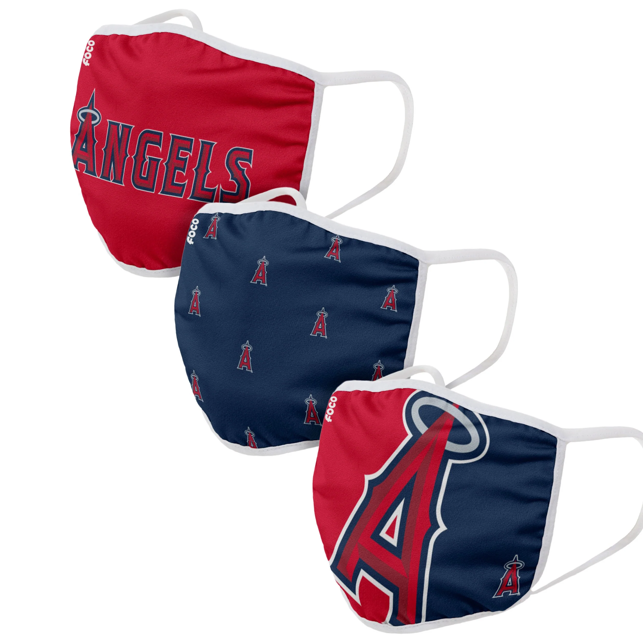 Los Angeles Angels MLB 3 Pack Face Cover