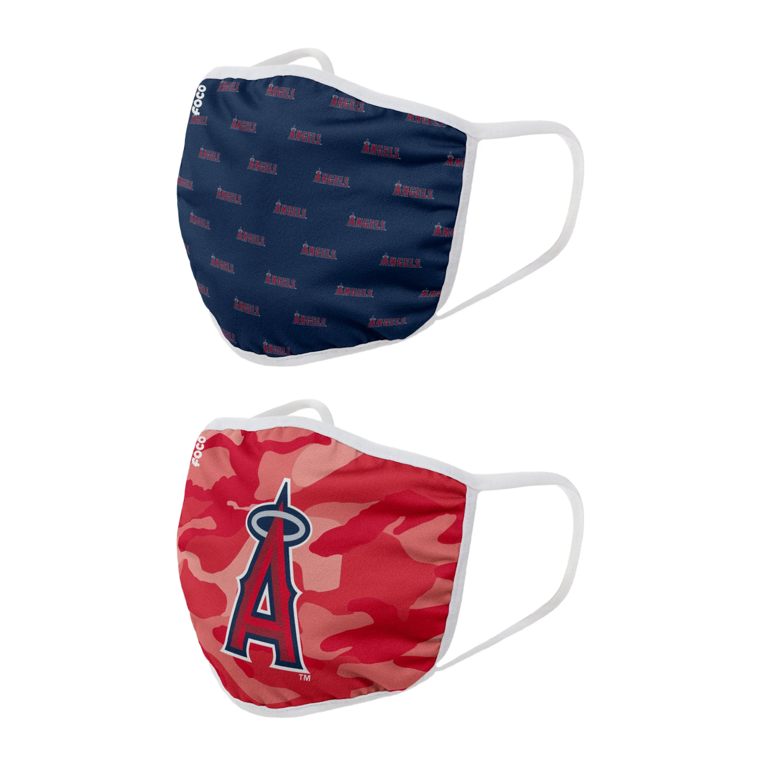 Los Angeles Angels MLB Clutch 2 Pack Face Cover - Image 2