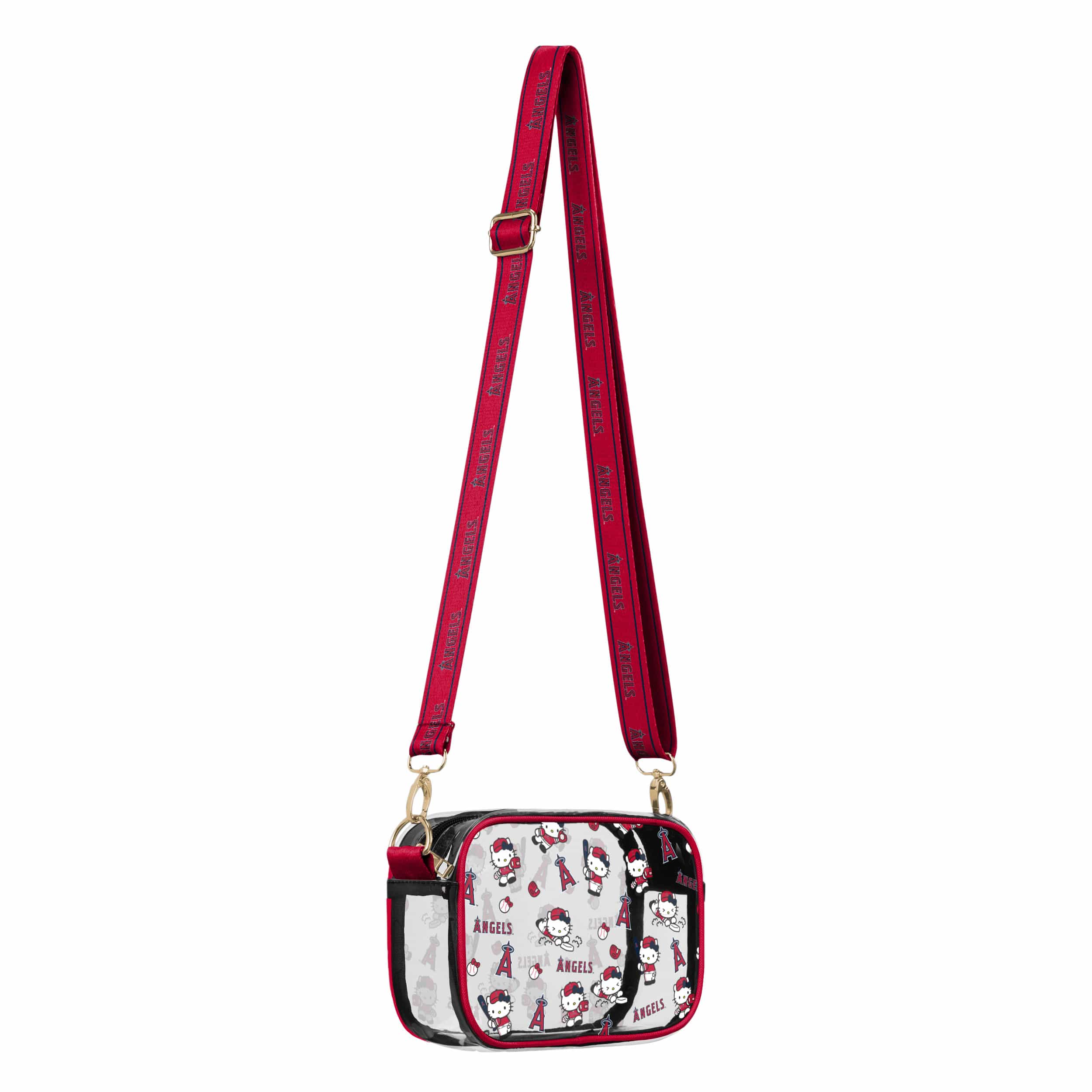 Los Angeles Angels MLB Hello Kitty® Clear Crossbody Bag (PREORDER - SHIPS LATE JULY) - Image 2