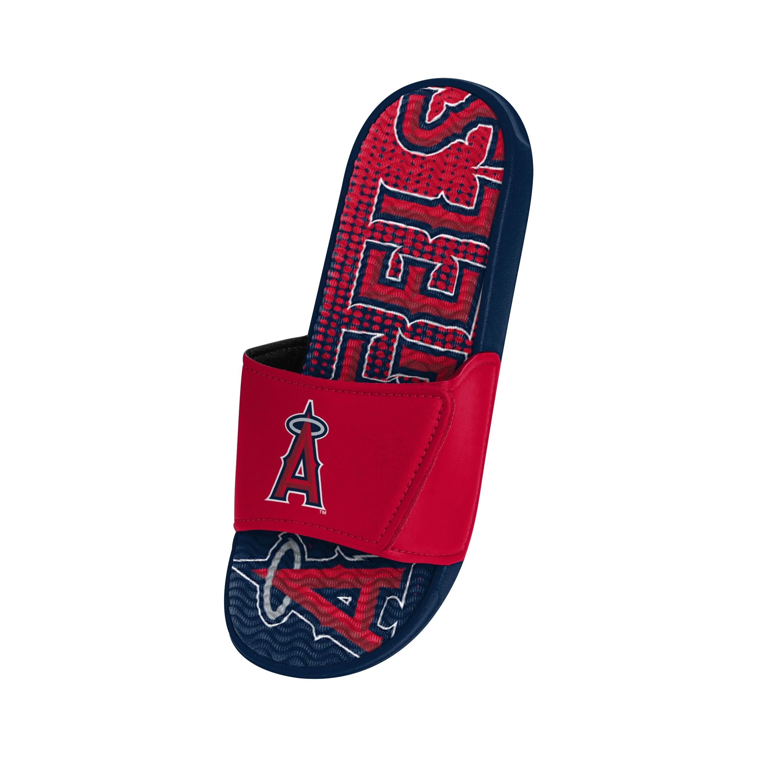 Los Angeles Angels MLB Mens Gradient Wordmark Gel Slide - Image 3