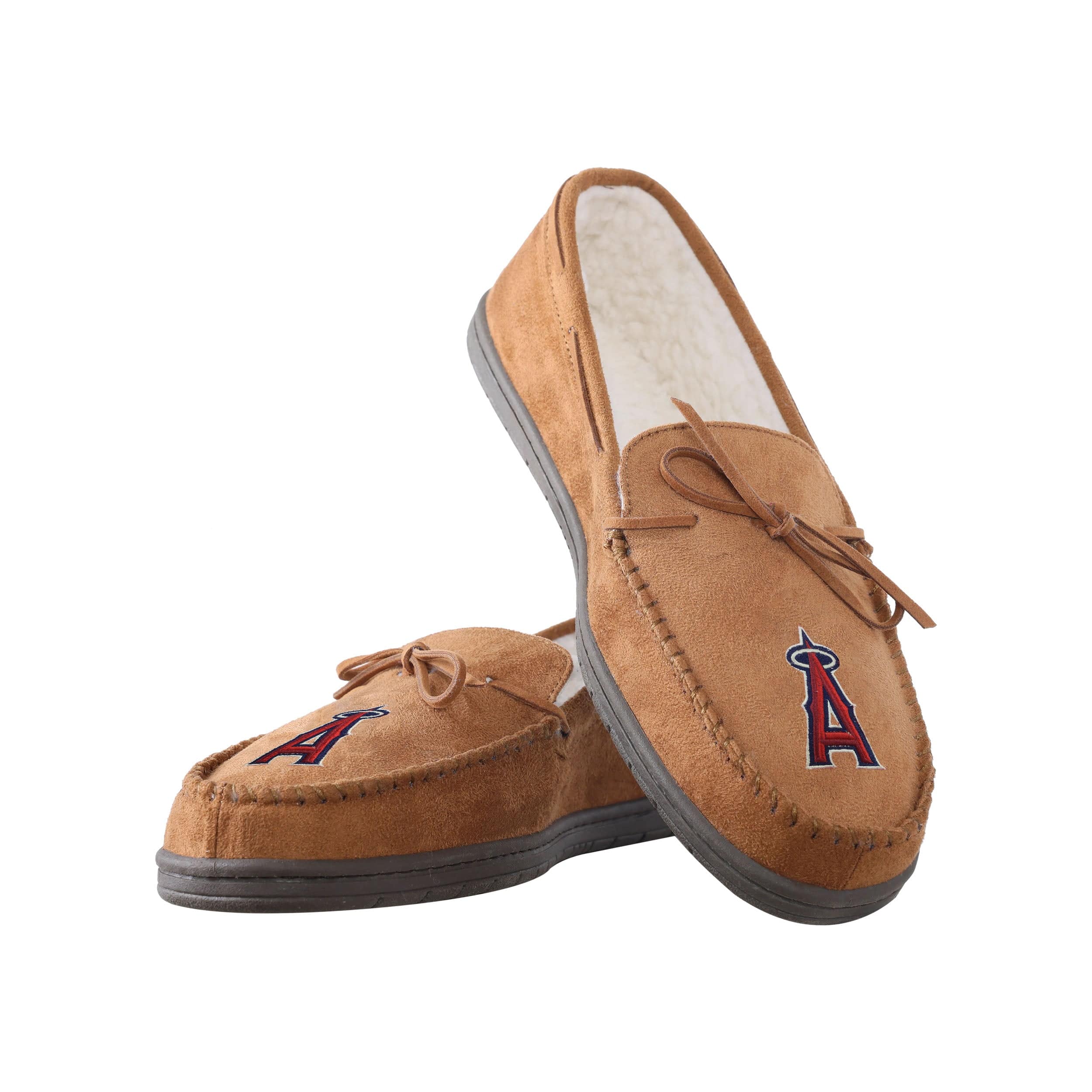 Los Angeles Angels MLB Mens Moccasin Slippers - Image 5