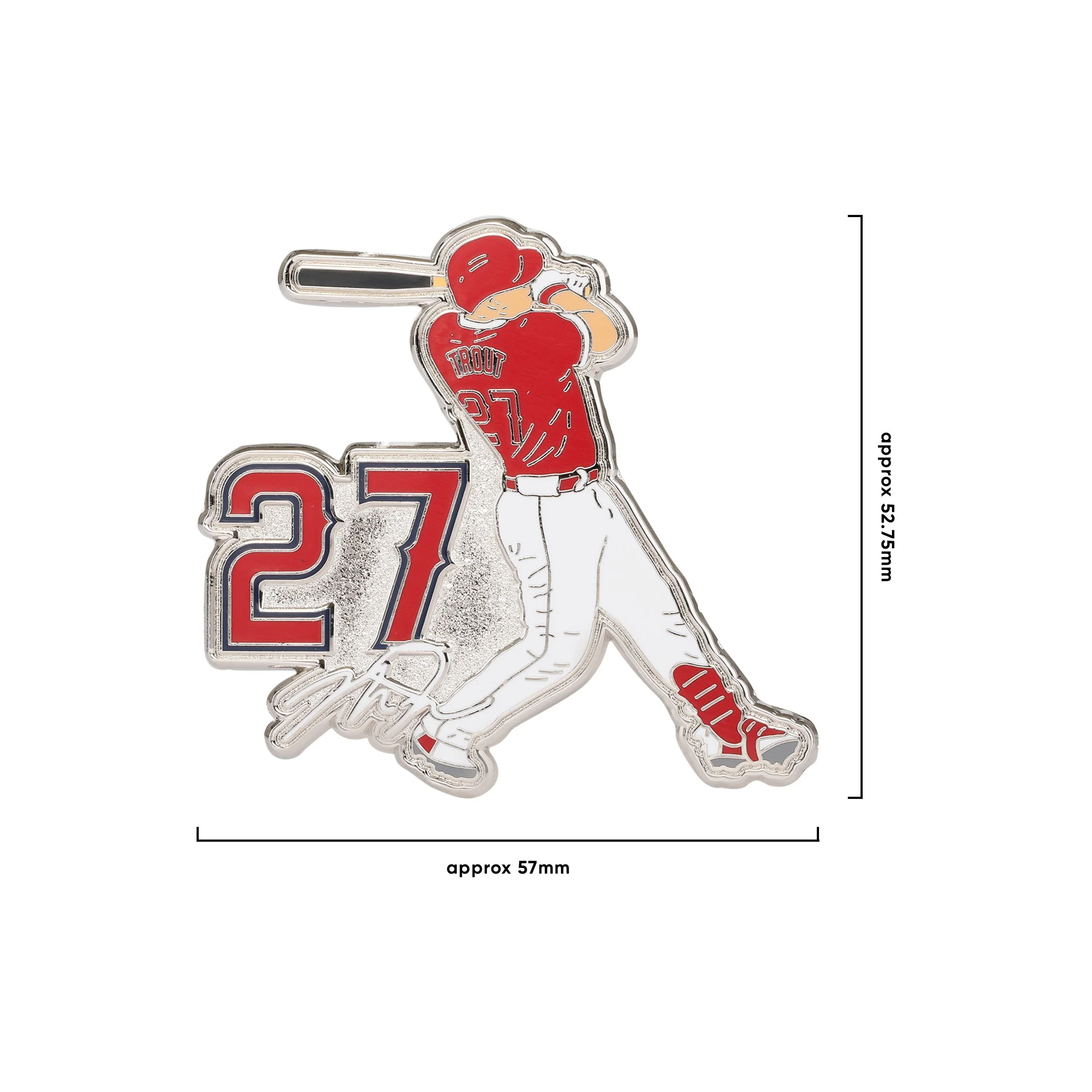 Los Angeles Angels MLB Mike Trout Pro Pinz - Image 4