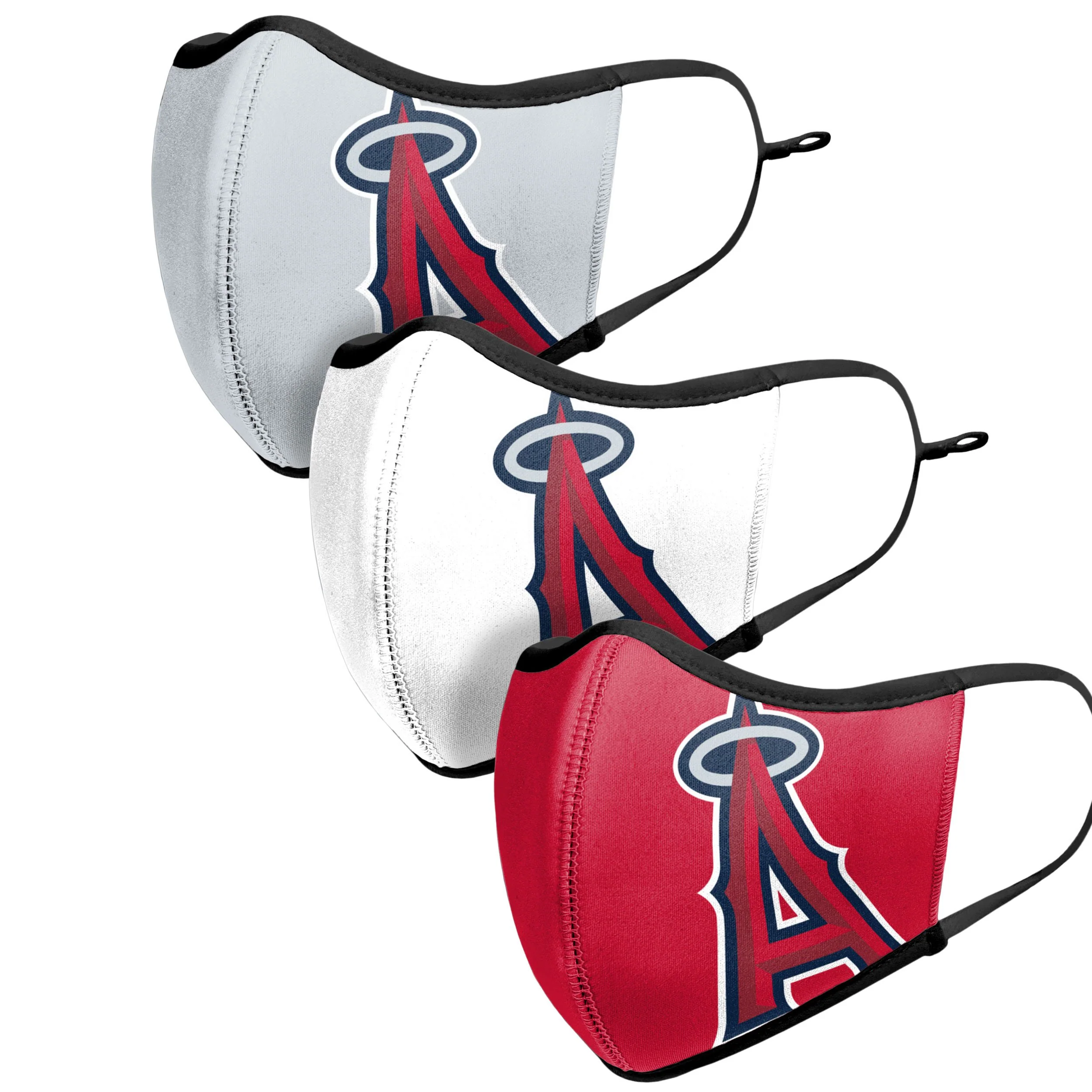 Los Angeles Angels MLB Sport 3 Pack Face Cover - Image 4
