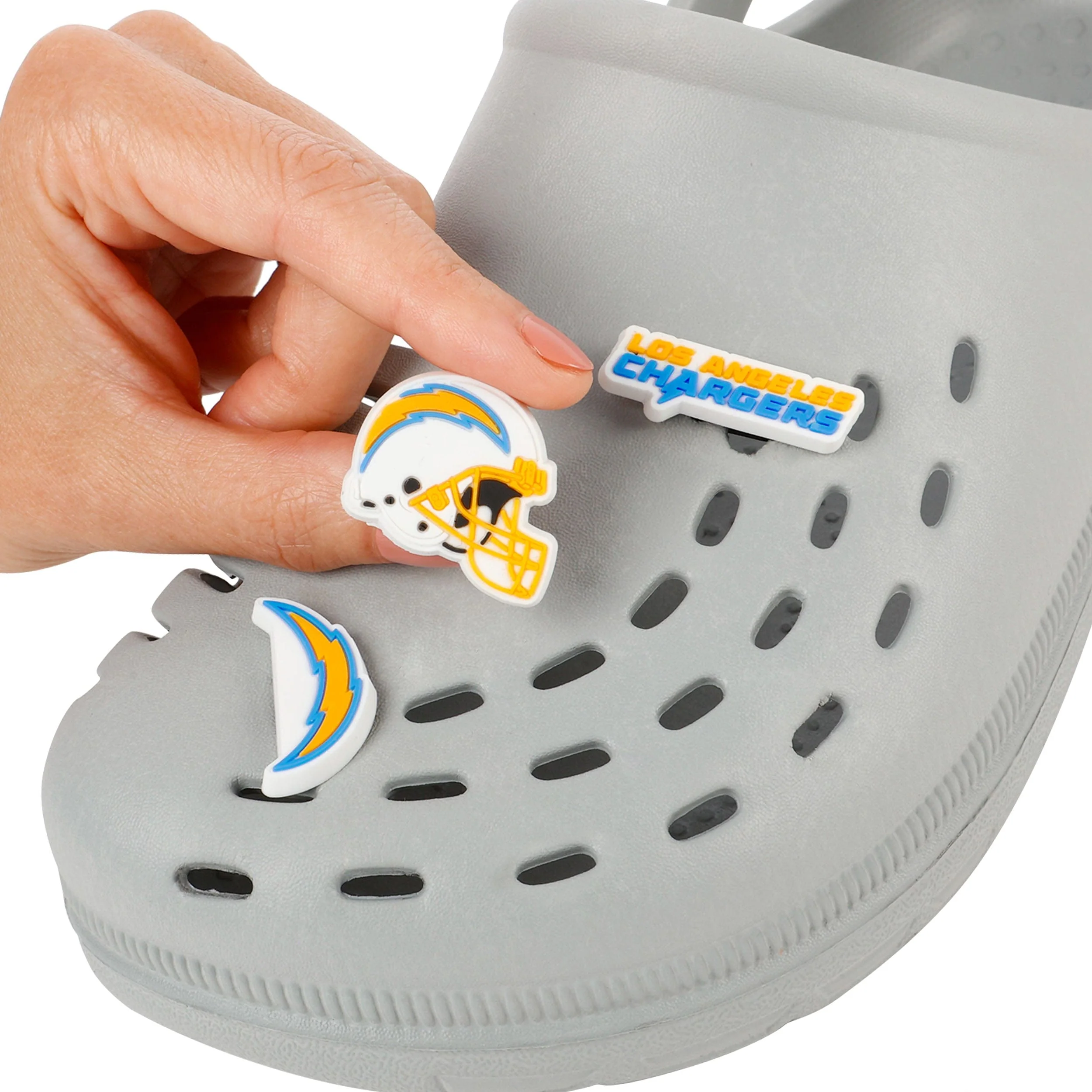Los Angeles Chargers NFL 10 Pack Team Clog Charms - Image 3