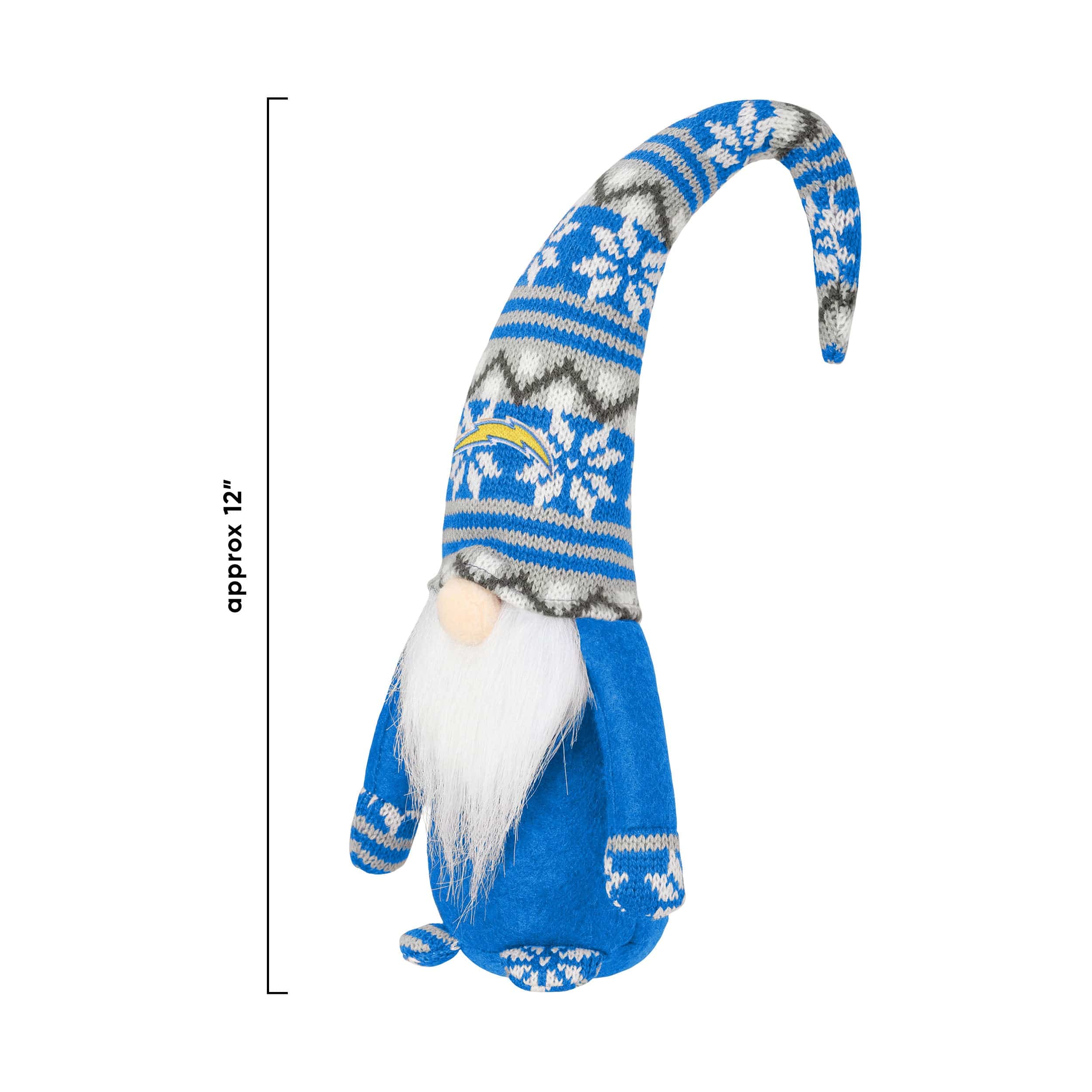 Los Angeles Chargers NFL Bent Hat Plush Gnome - Image 3