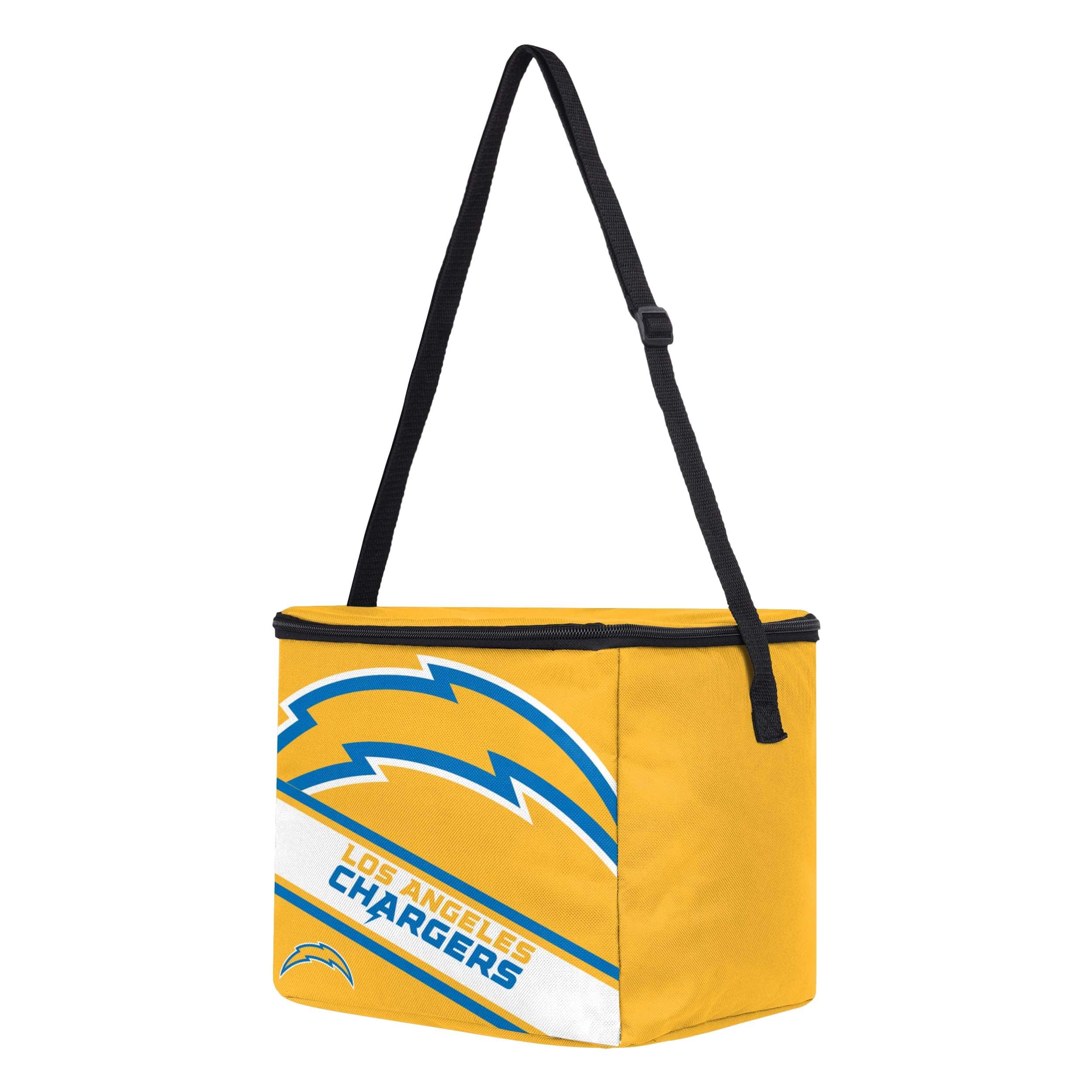 Los Angeles Chargers NFL Big Logo Stripe 12 Pack Cooler - Image 2