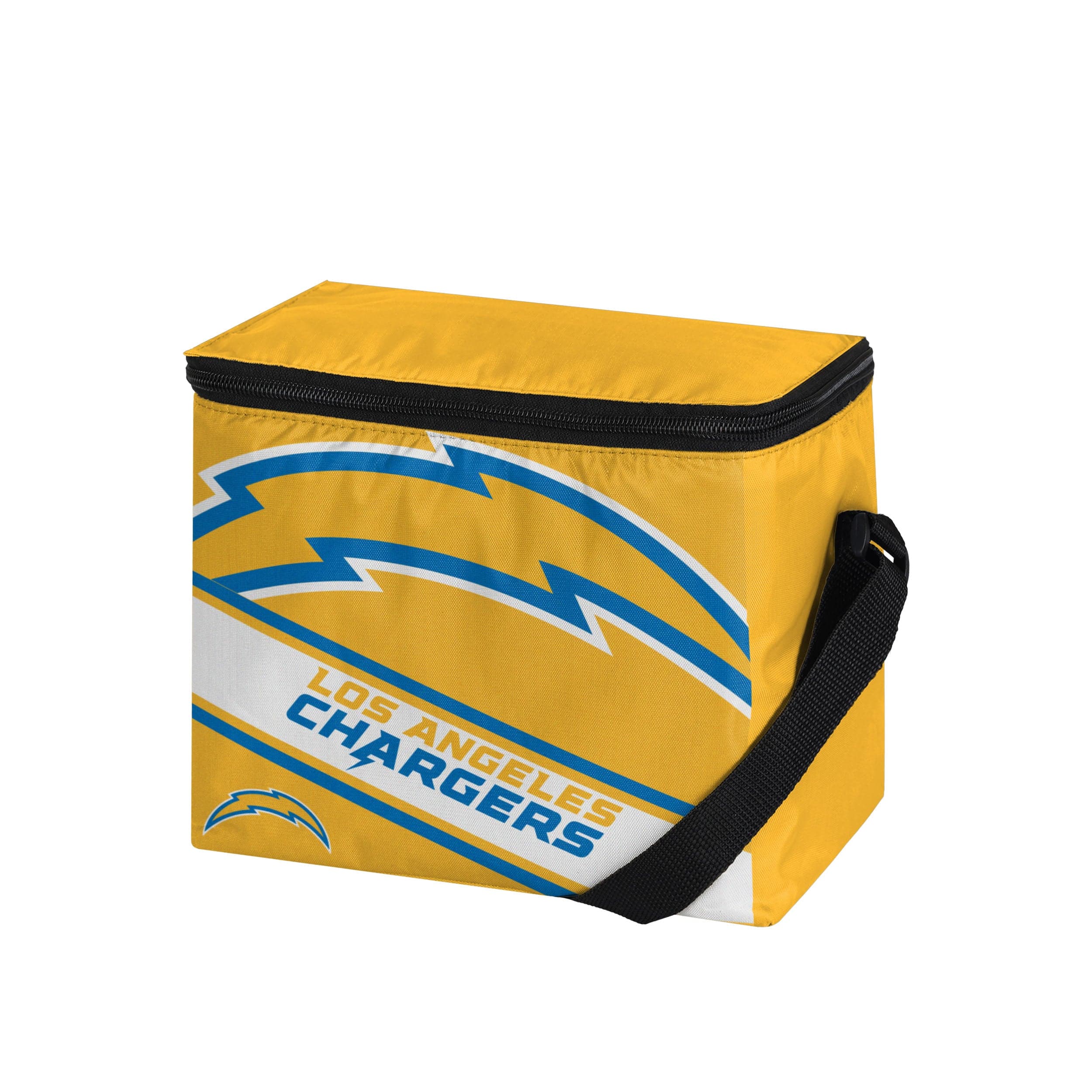 Los Angeles Chargers NFL Big Logo Stripe 6 Pack Cooler - Image 2