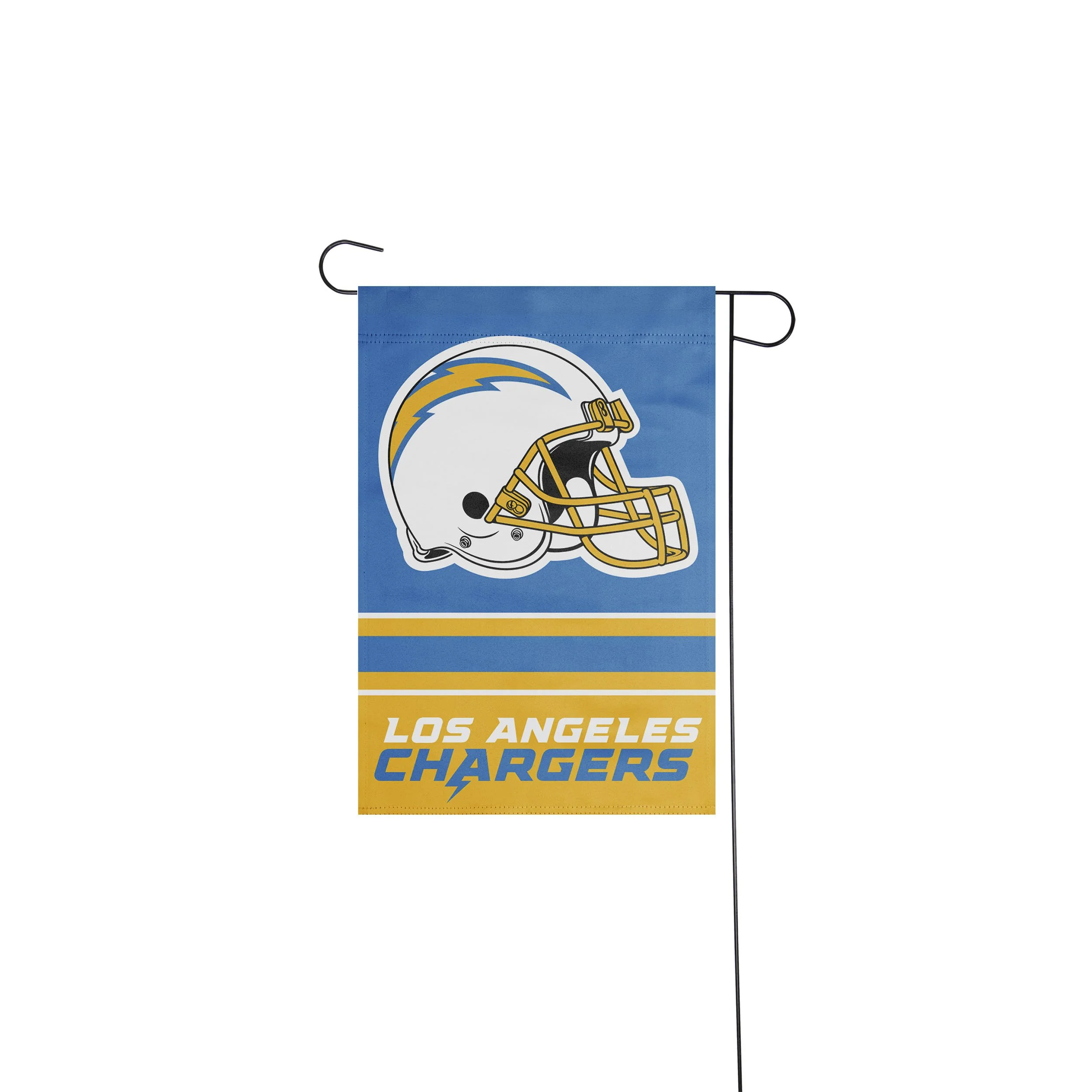 Los Angeles Chargers NFL Colorblock Helmet Garden Flag - Image 2