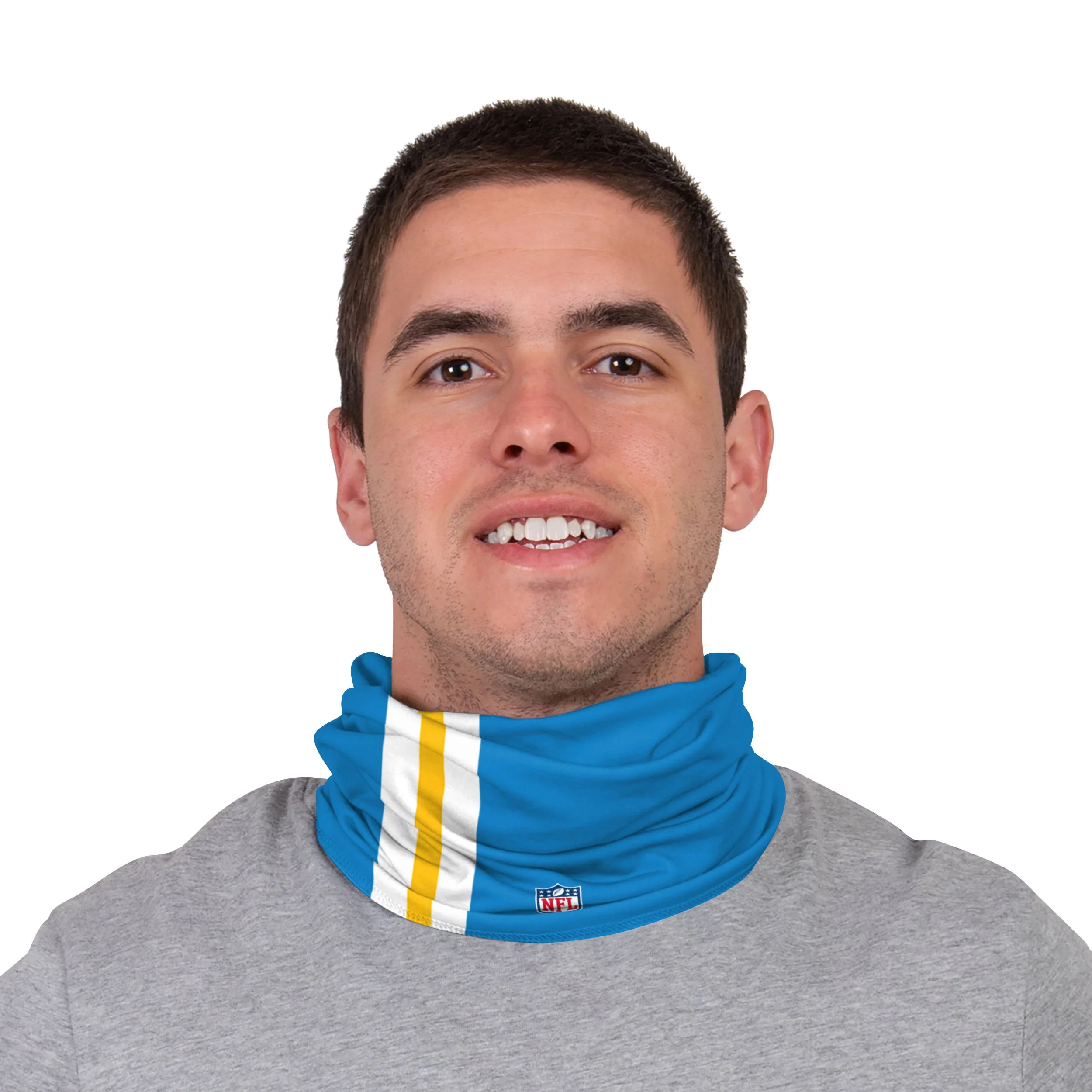 Los Angeles Chargers NFL Denzel Perryman On-Field Sideline Logo Gaiter Scarf - Image 3