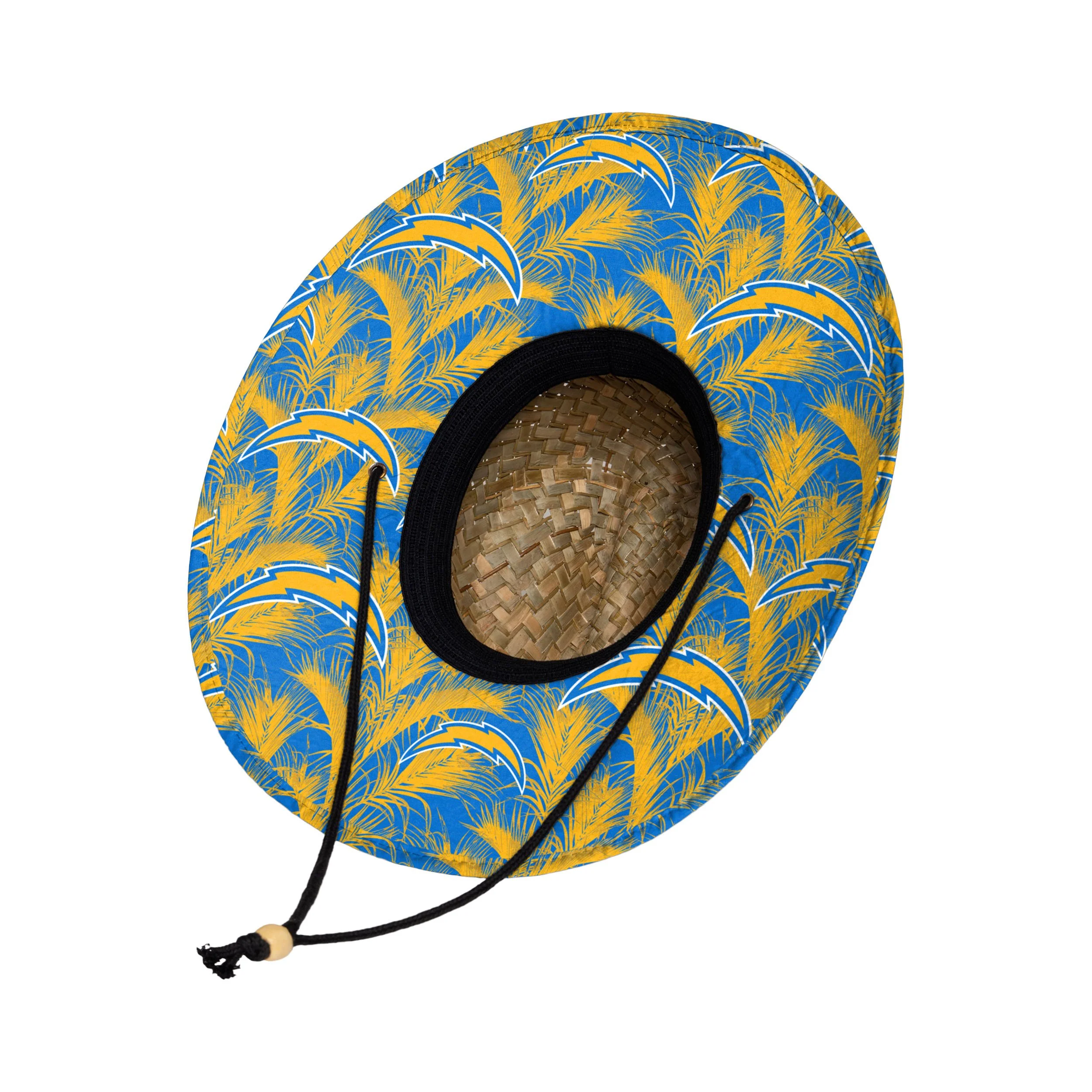 Los Angeles Chargers NFL Floral Straw Hat - Image 2