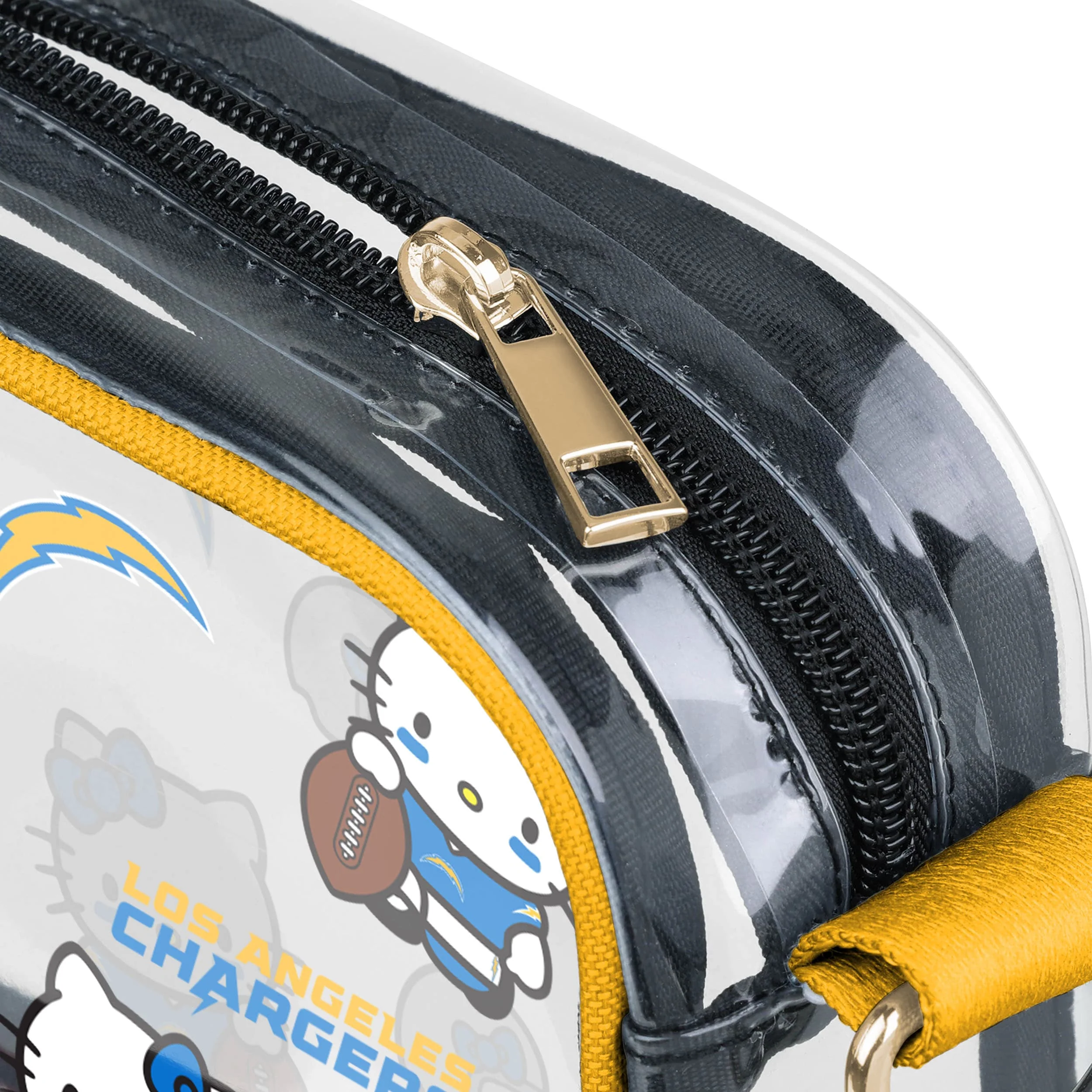 Los Angeles Chargers NFL Hello Kitty® Clear Crossbody Bag - (PREORDER - SHIPS MID JUNE) - Image 4