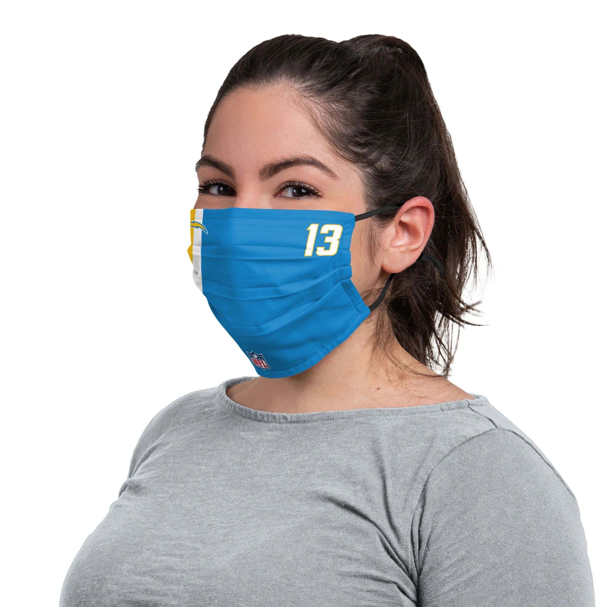 Los Angeles Chargers NFL Keenan Allen On-Field Sideline Face Cover - Image 3