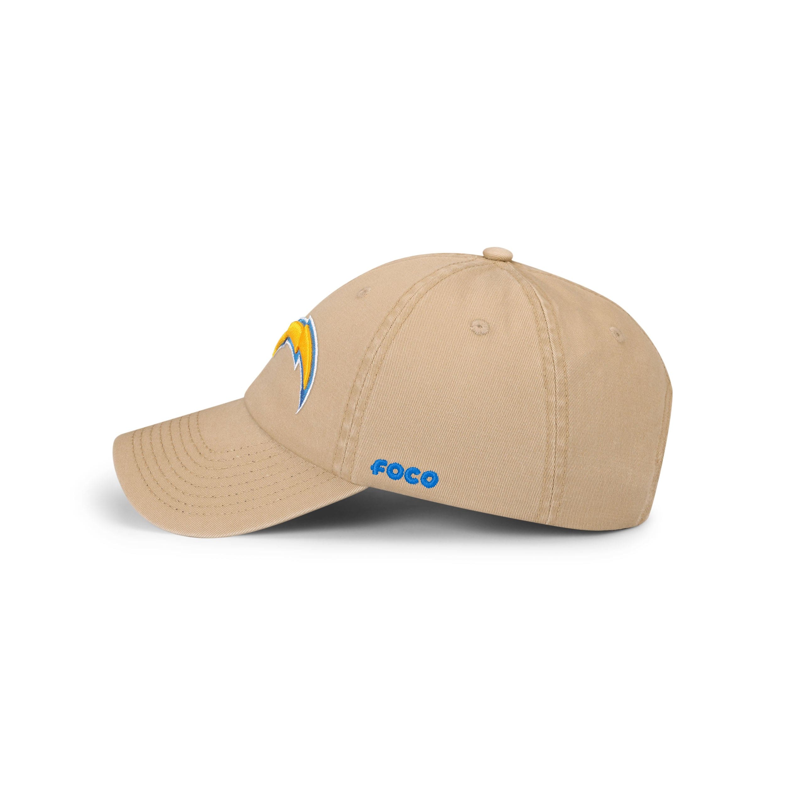 Los Angeles Chargers NFL Khaki Primary Logo Casual Cap - Image 2
