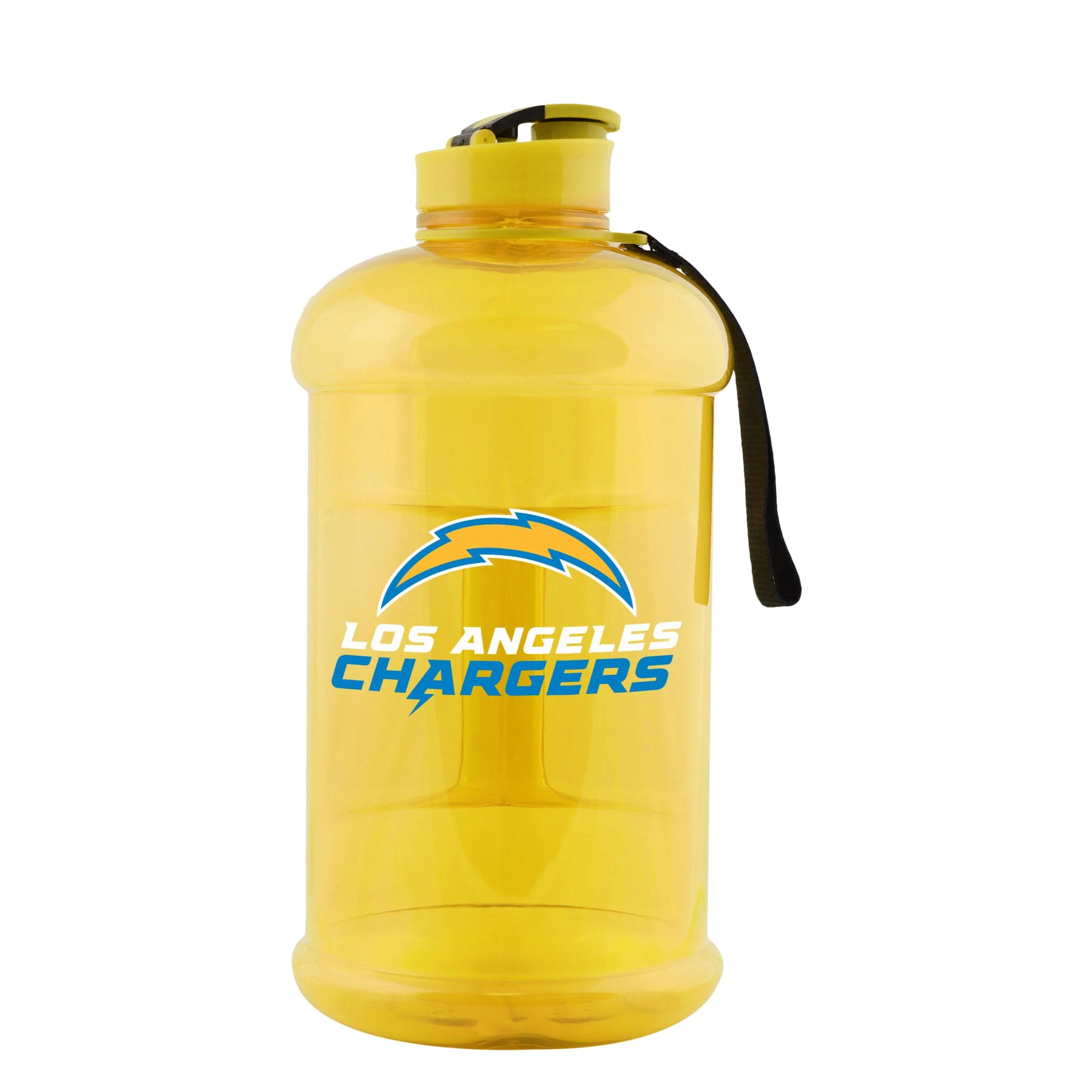 Los Angeles Chargers NFL Large Team Color Clear Sports Bottle