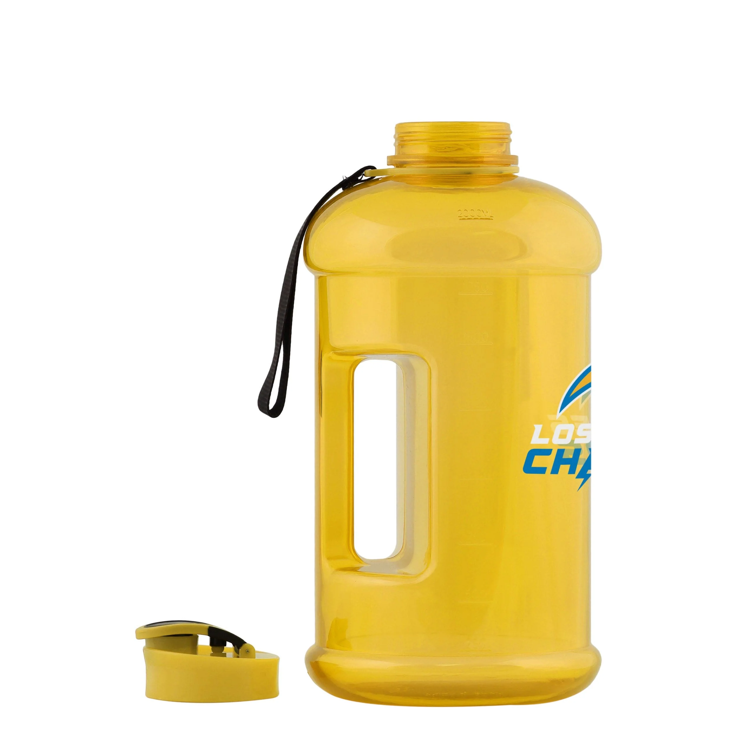 Los Angeles Chargers NFL Large Team Color Clear Sports Bottle - Image 3
