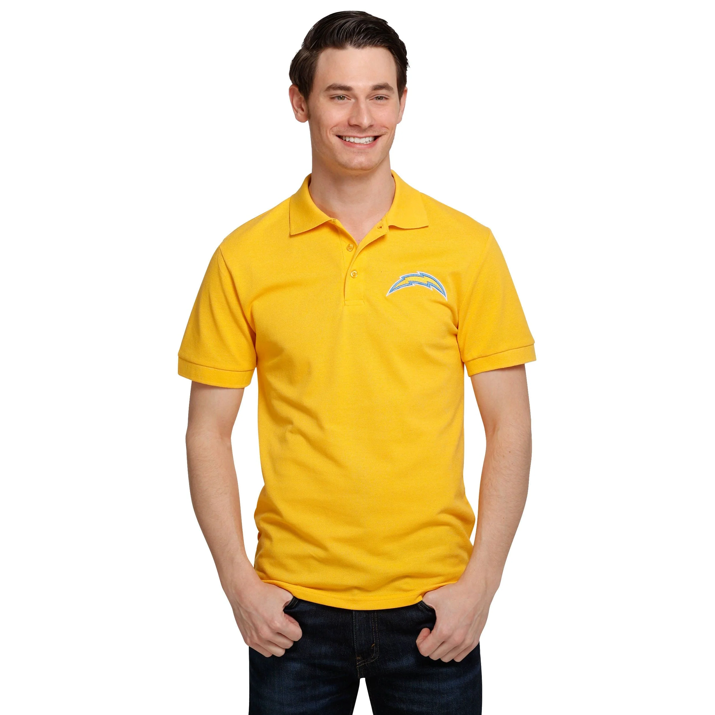 Los Angeles Chargers NFL Mens Casual Color Polo - Image 3
