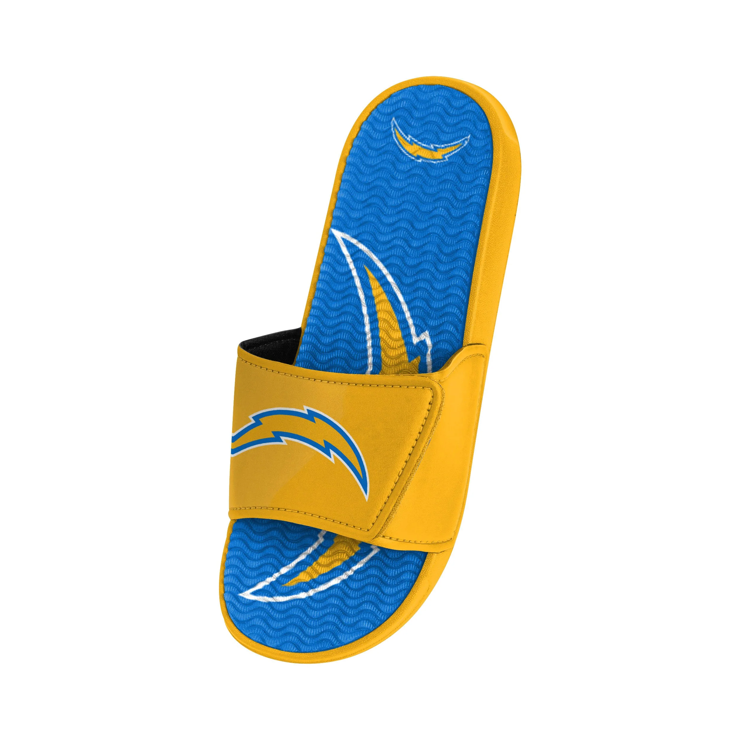 Los Angeles Chargers NFL Mens Colorblock Big Logo Gel Slide - Image 3