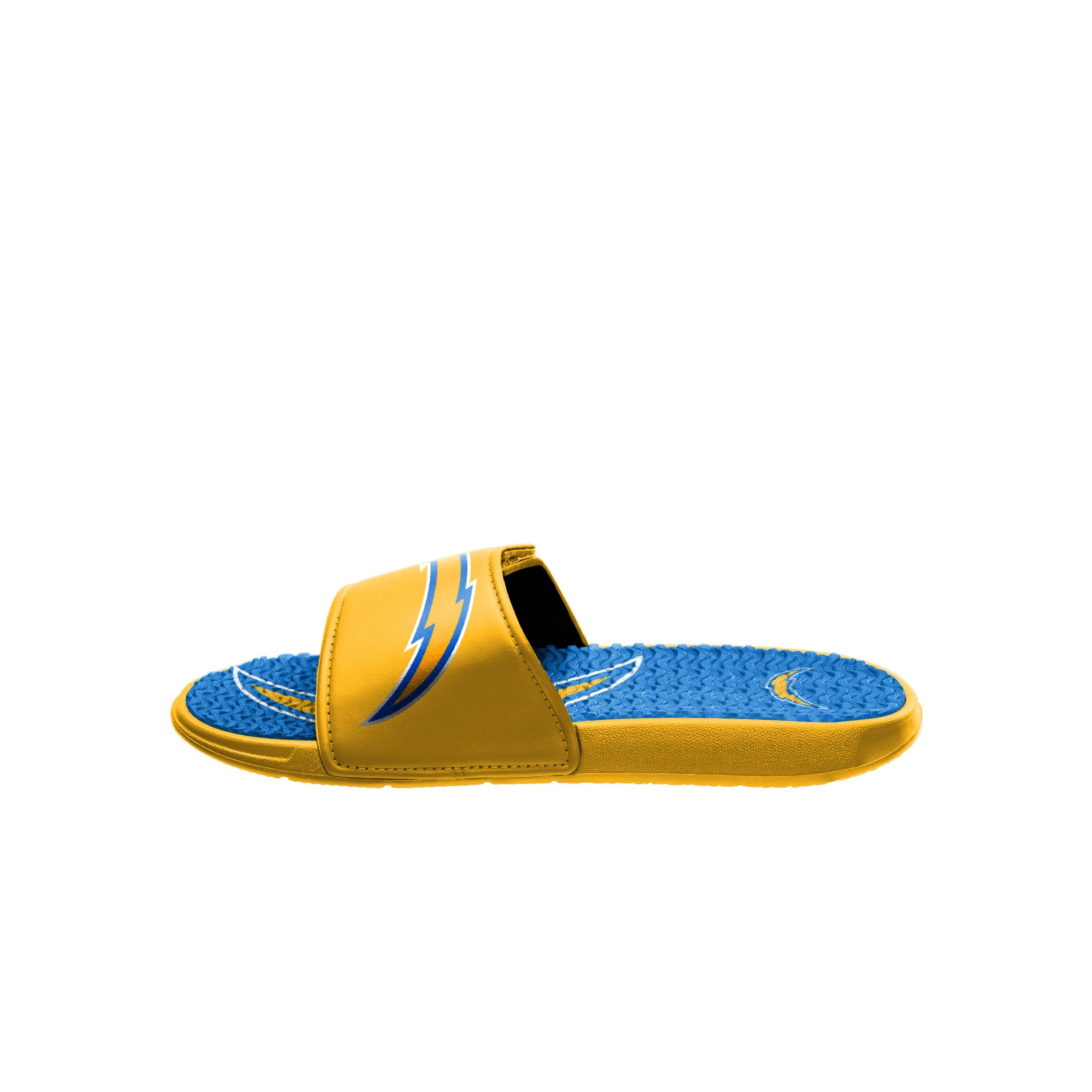 Los Angeles Chargers NFL Mens Colorblock Big Logo Gel Slide - Image 4