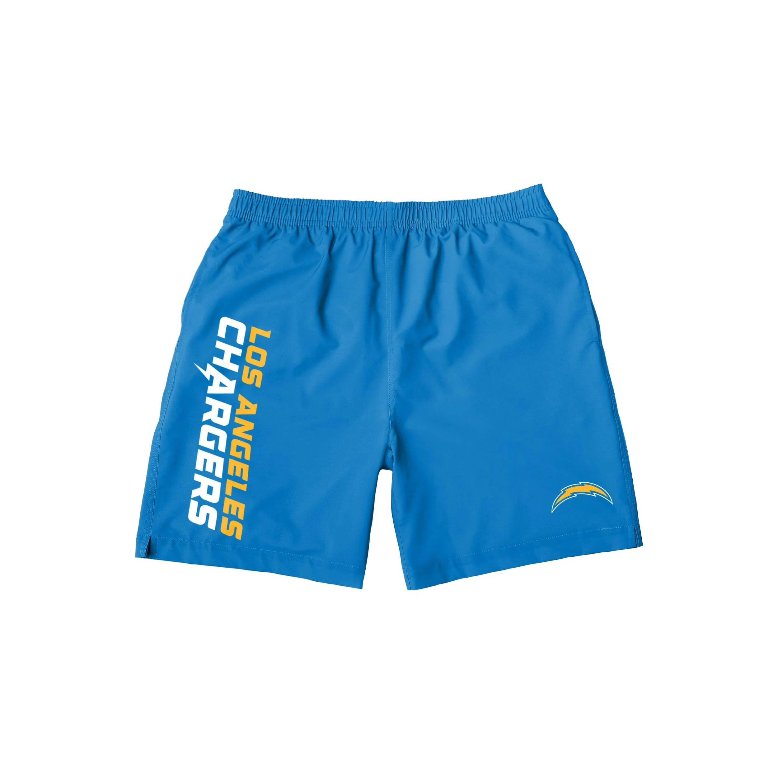 Los Angeles Chargers NFL Mens Solid Wordmark Traditional Swimming Trunks - Image 4