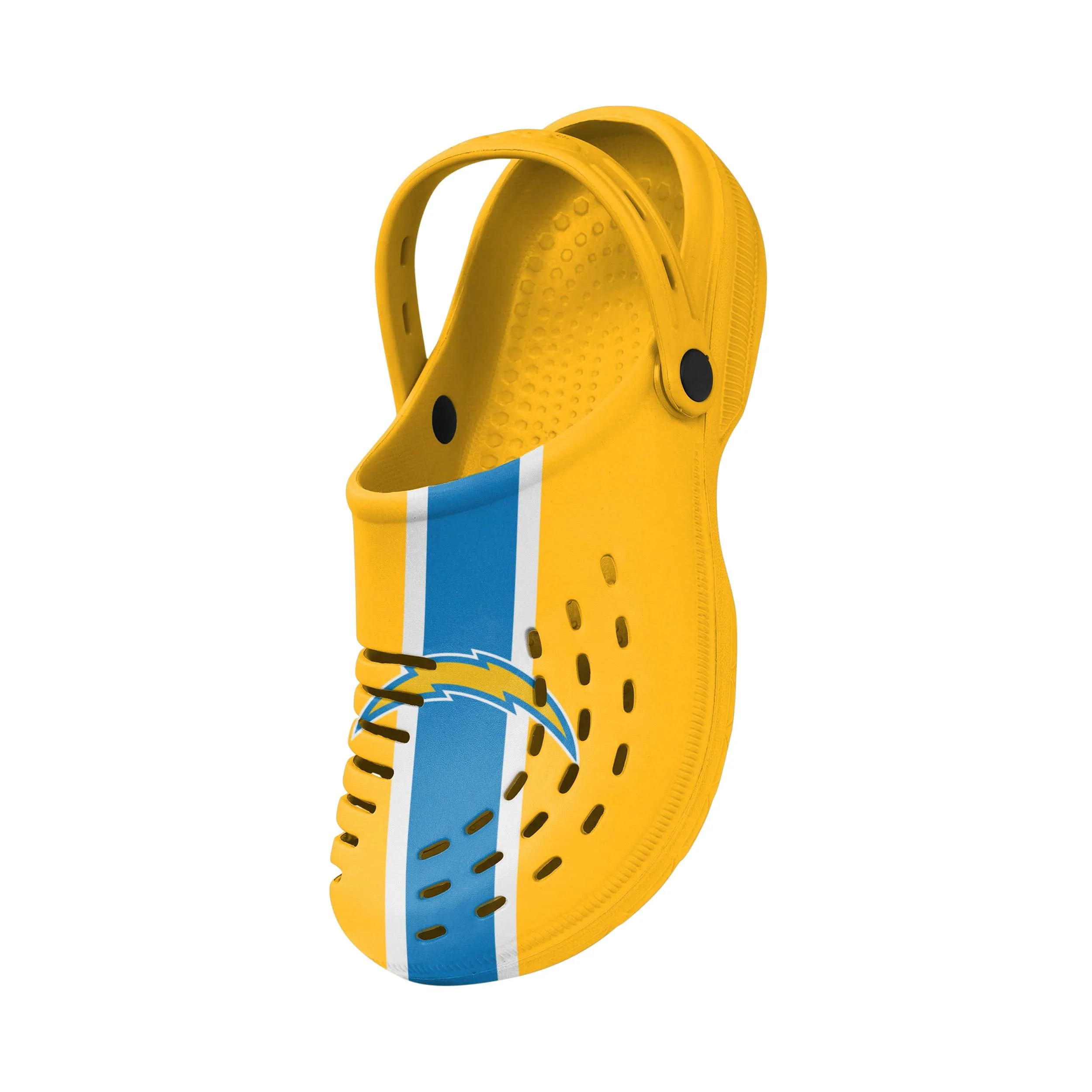 Los Angeles Chargers NFL Mens Team Stripe Clog With Strap - Image 3
