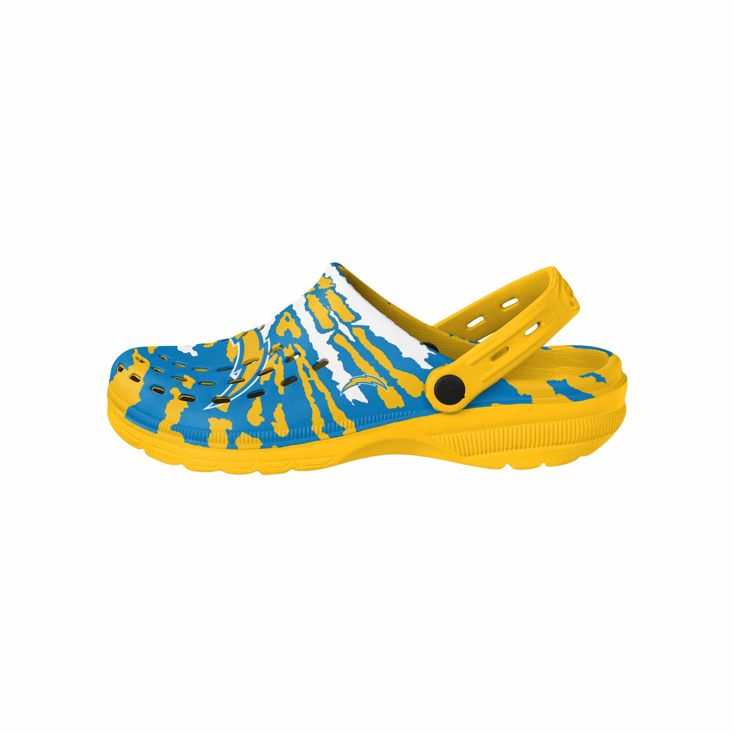 Los Angeles Chargers NFL Mens Tie-Dye Clog With Strap - Image 2