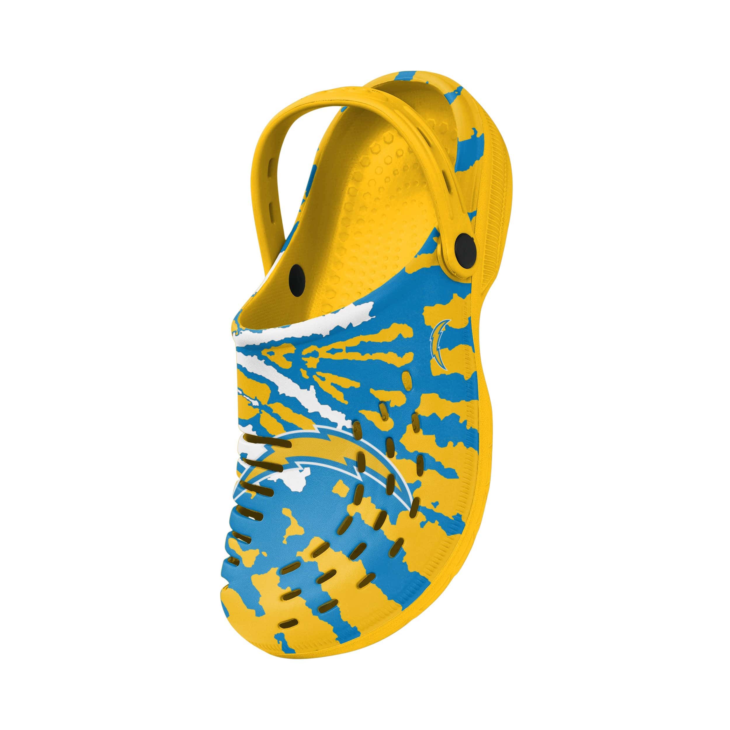 Los Angeles Chargers NFL Mens Tie-Dye Clog With Strap - Image 3