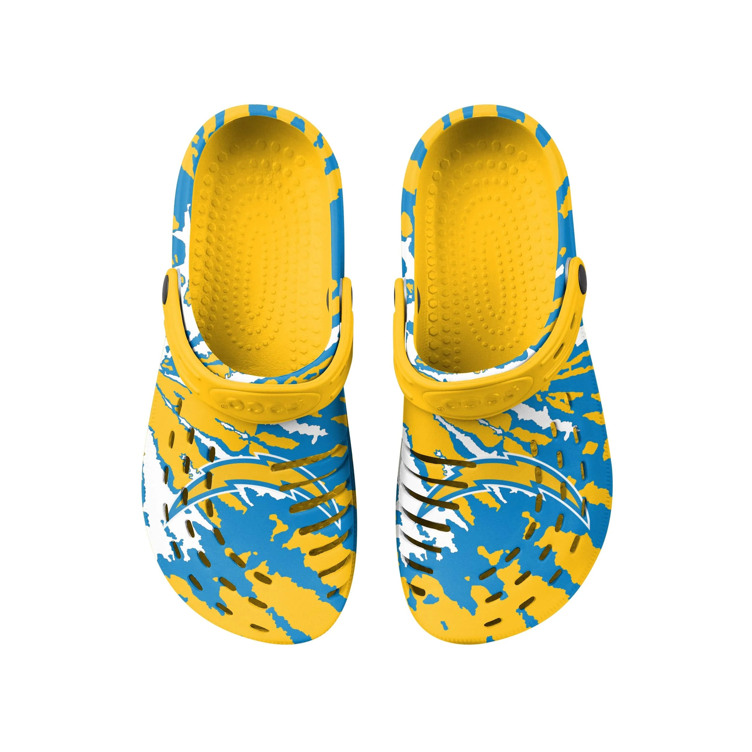 Los Angeles Chargers NFL Mens Tie-Dye Clog With Strap - Image 4